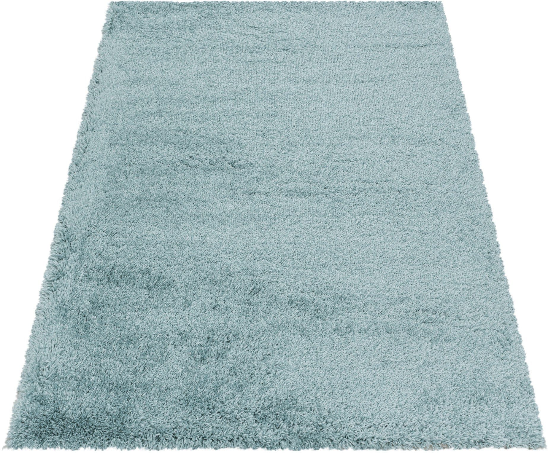 Hochflor-Teppich in blau online kaufen | OTTO