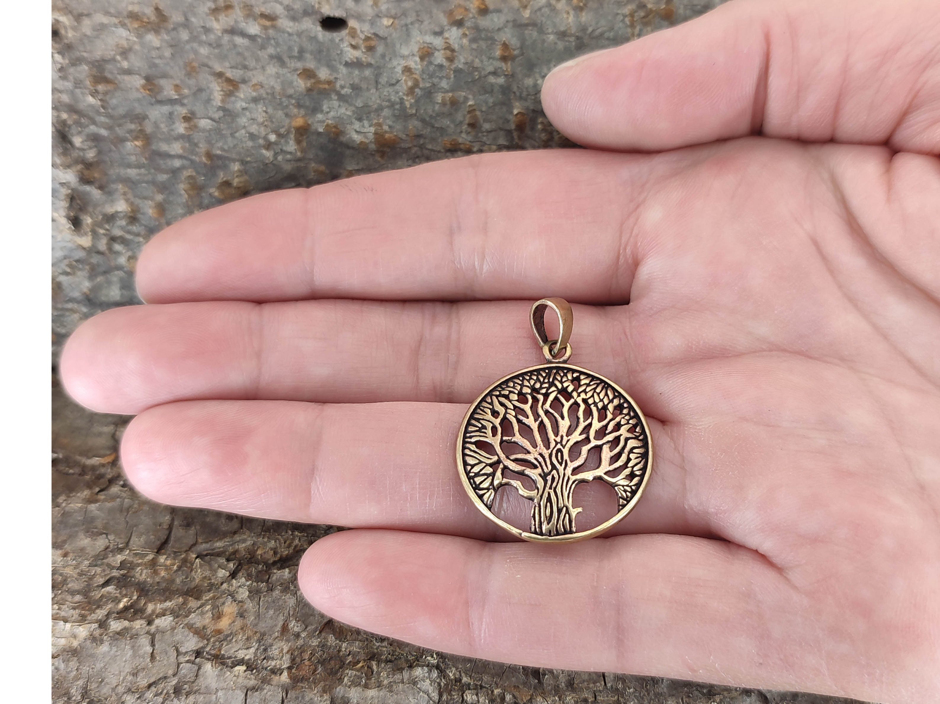 Kiss of Leather Kettenanhänger Lebensbaum Lebens Baum Tree of Life Yggdrasi günstig online kaufen