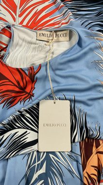 EMILIO PUCCI Midikleid EMILIO PUCCI Iconic Printed Silk Blend Dress Kleid Seidenkleid Tunika