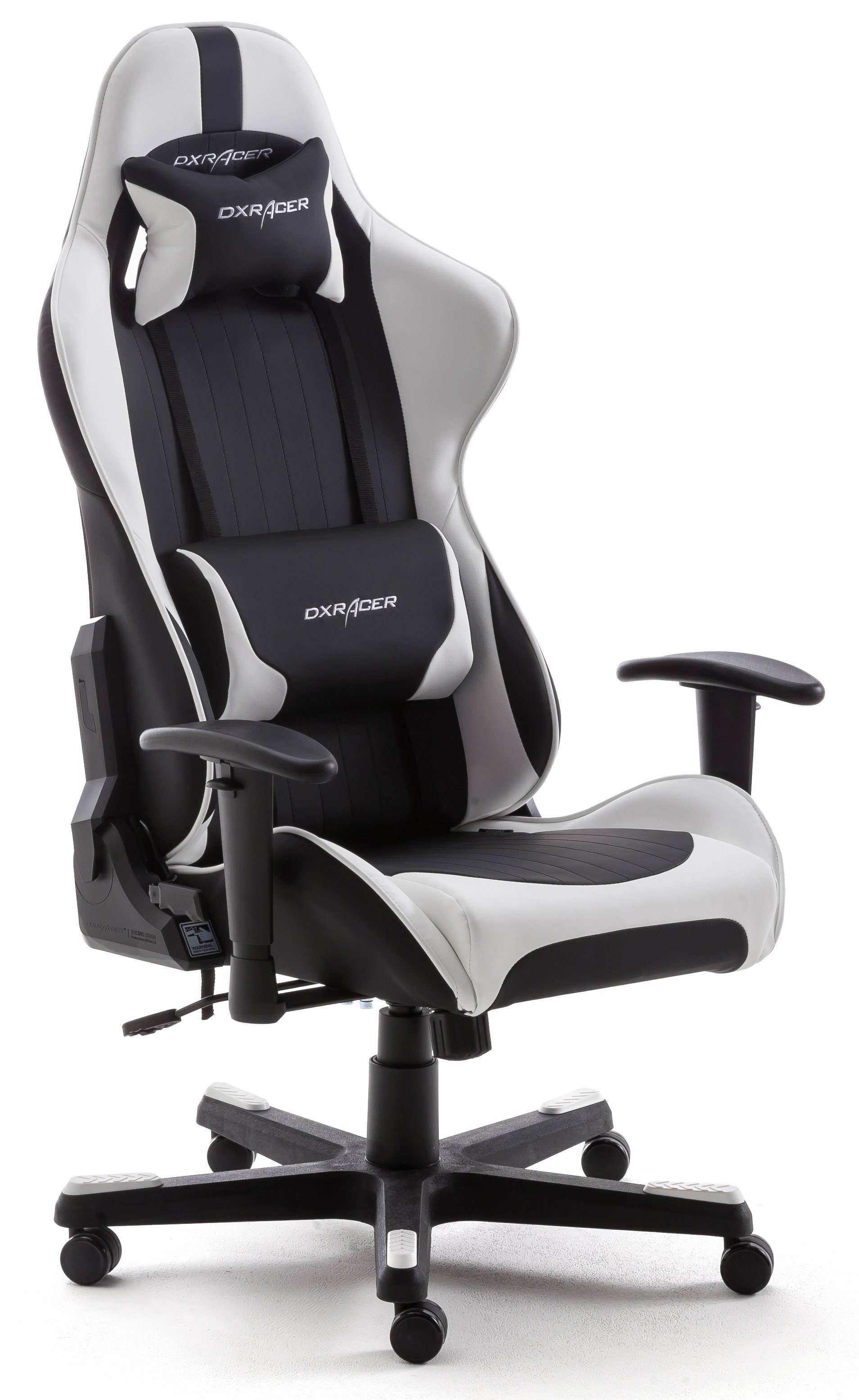 DXRacer Gaming-Stuhl OH/FD32/NW, F-Serie, schwarz-weiss