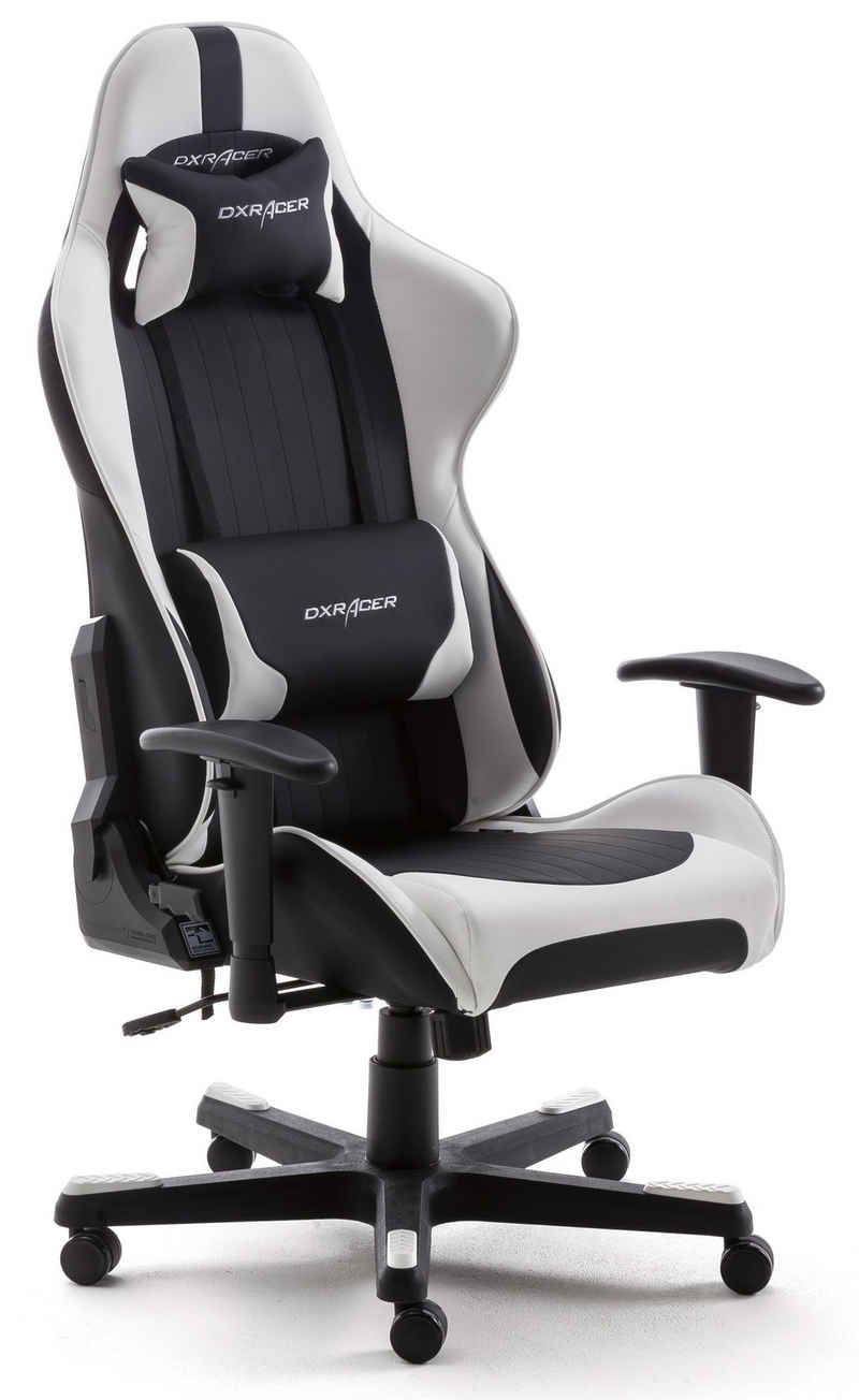 DXRacer Gaming-Stuhl OH/FD32/NW, F-Serie, schwarz-weiss