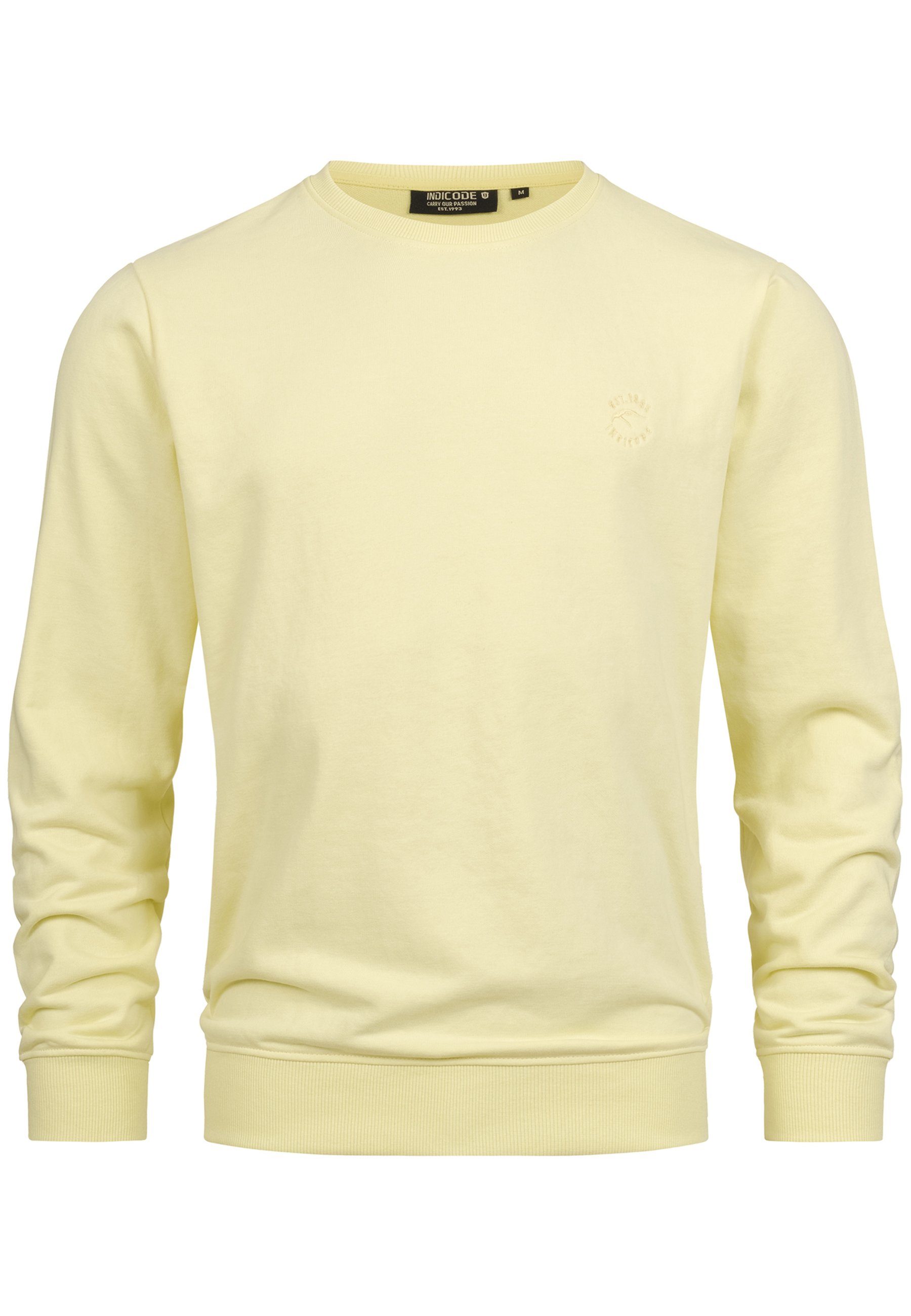 Indicode Holt Young Wheat Sweater