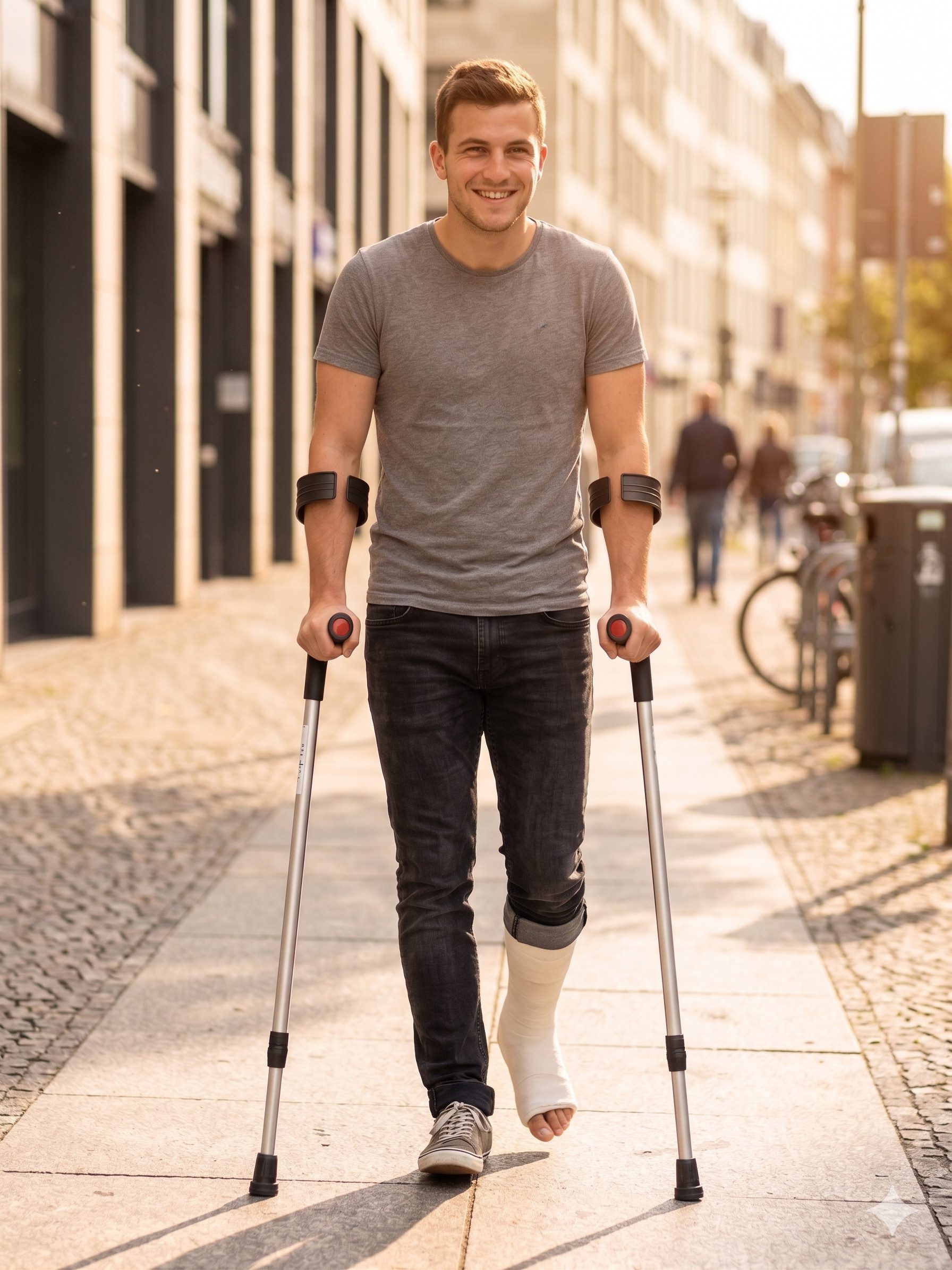 Antar Unterarmkrücke Ellbogenkrücke höhenverstellbar ergonomisch 136 kg