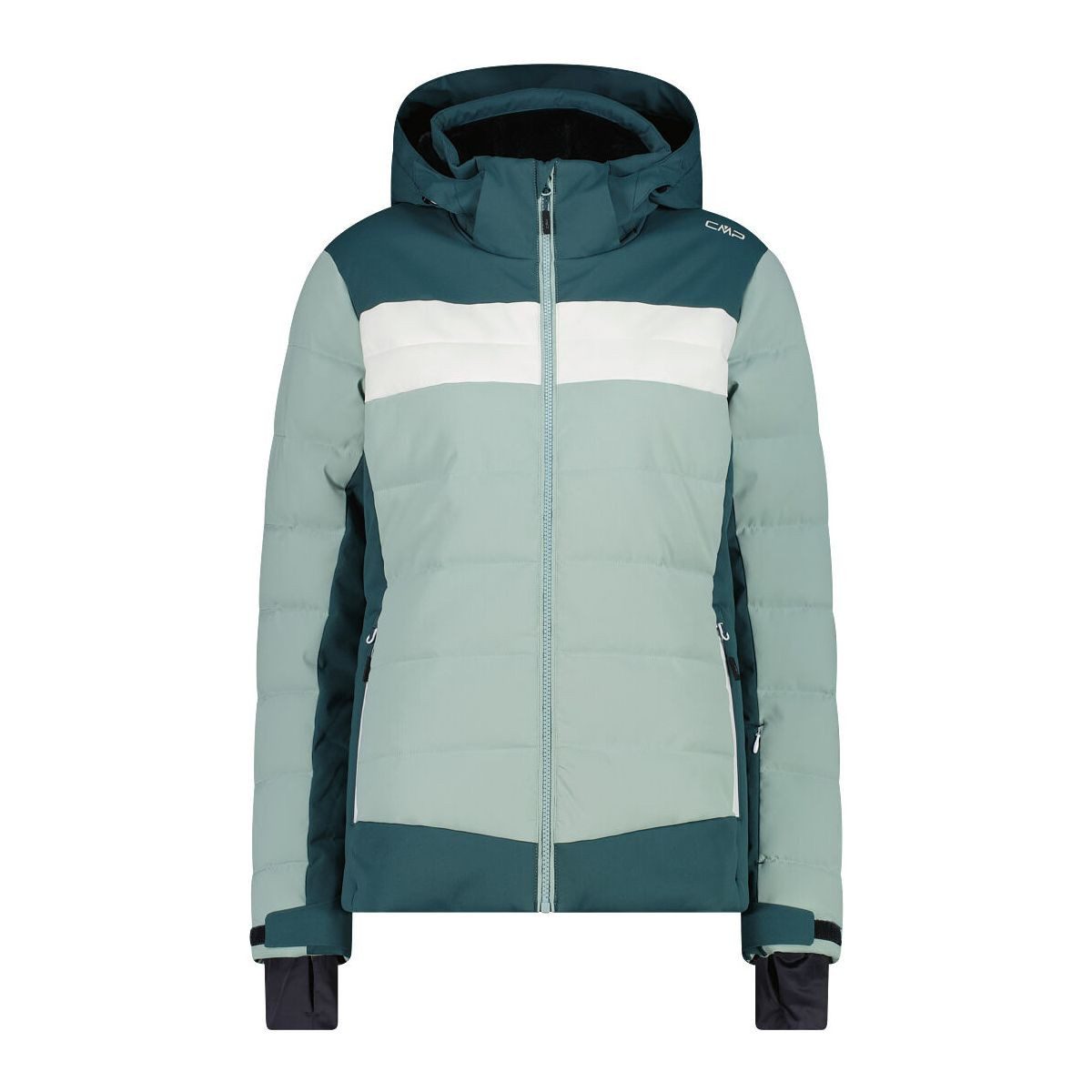 CMP Skijacke Woman Ski Jacket Zip Hood Damen-Skijacke mit hoher Atmungsaktivität und Wetterschutz, ideal für