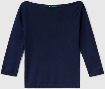 United Colors of Benetton Strickpullover mit U-Boot-Ausschnitt