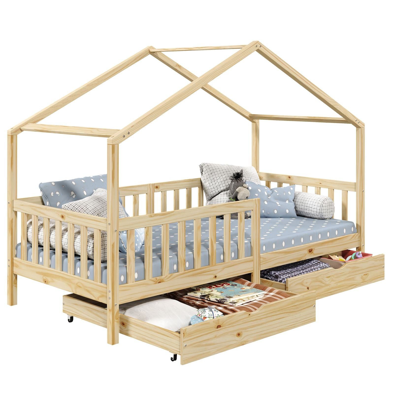 IDIMEX Kinderbett ELEA, Hausbett Montessori Bett günstig online kaufen