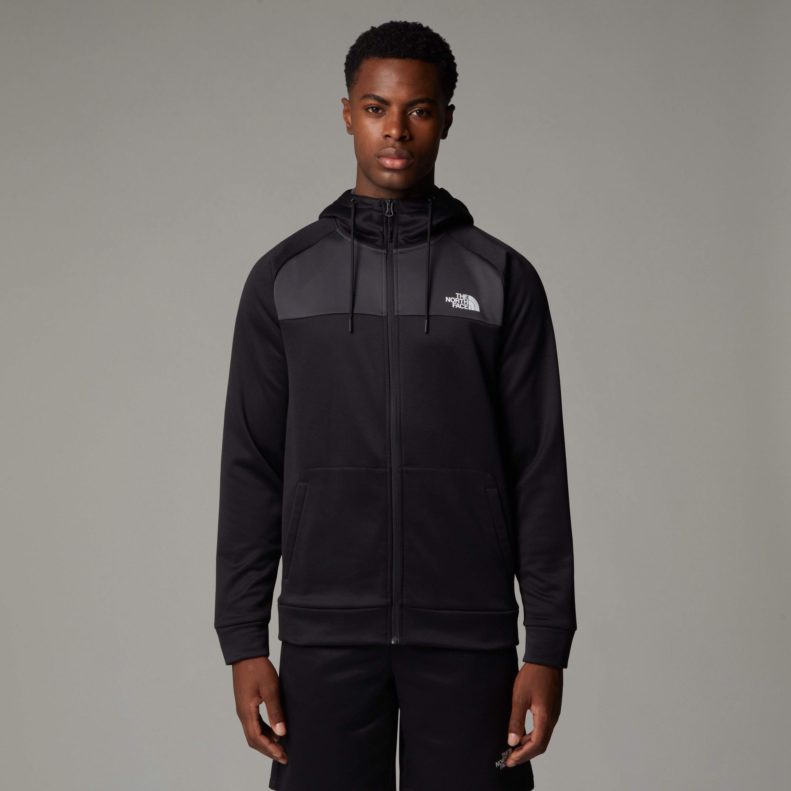 Fleecejacke Reaxion Fleece Kapuzenpulli mit durchgehendem RV für Herren