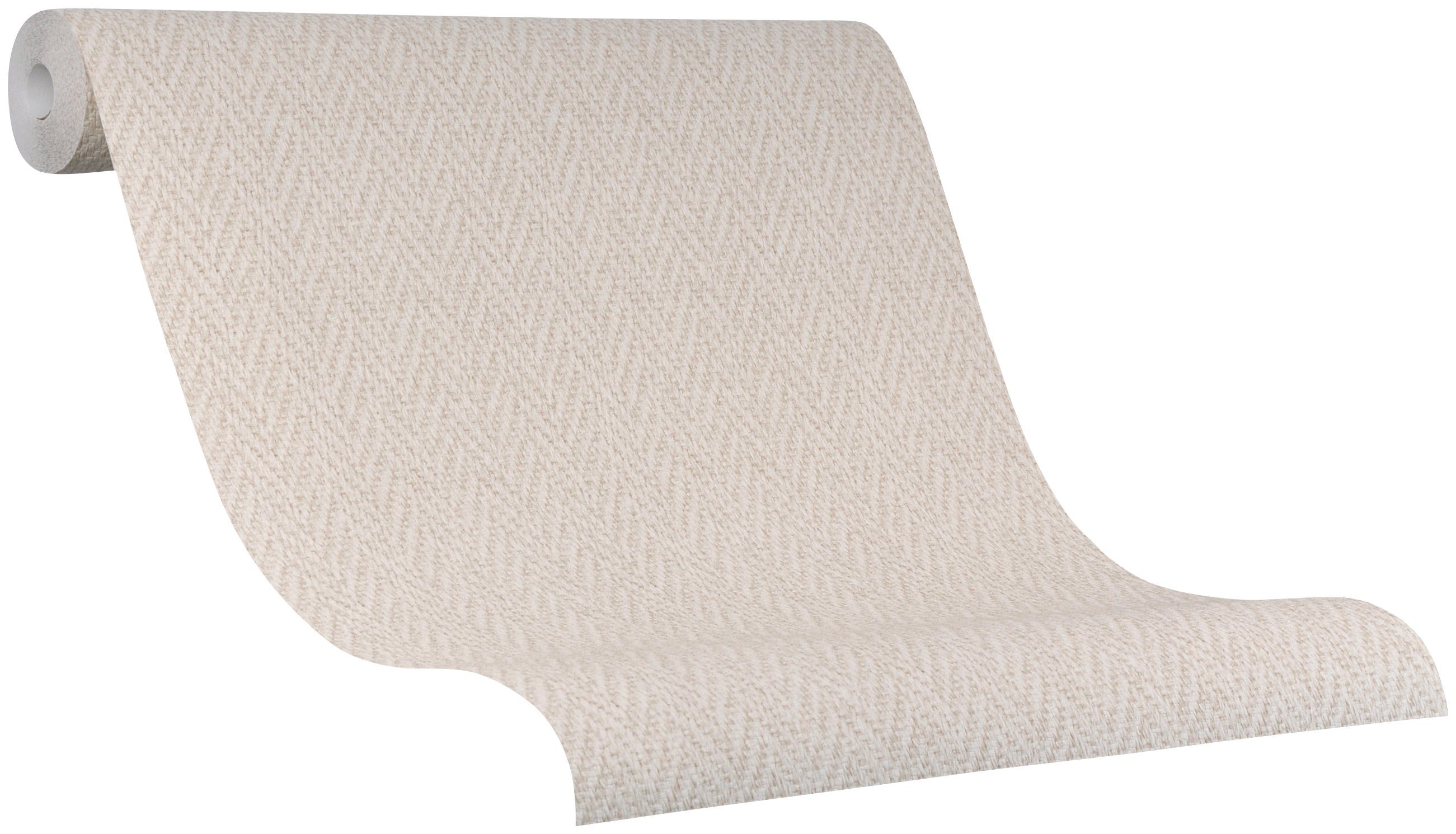 Marburg Vliestapete Struktur Flechtoptik Beige 10,05 m x 0,53 m FSC® günstig online kaufen