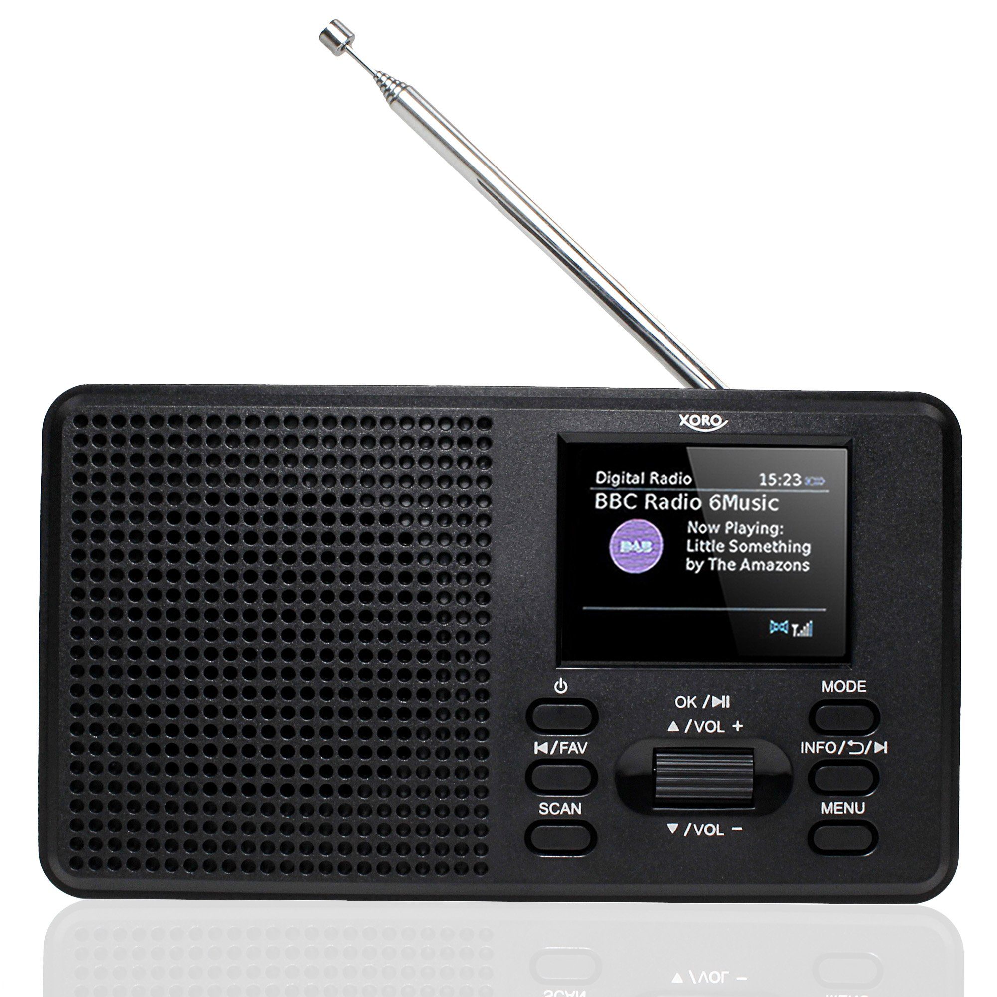 DAB 142 DAB+/UKW Radioempfang mit 2.4" Farbdisplay Digitalradio (DAB)