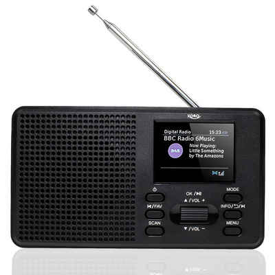 Xoro DAB 142 DAB+/UKW Radioempfang 2.4" Farbdisplay Bluetooth Speaker Digitalradio (DAB)