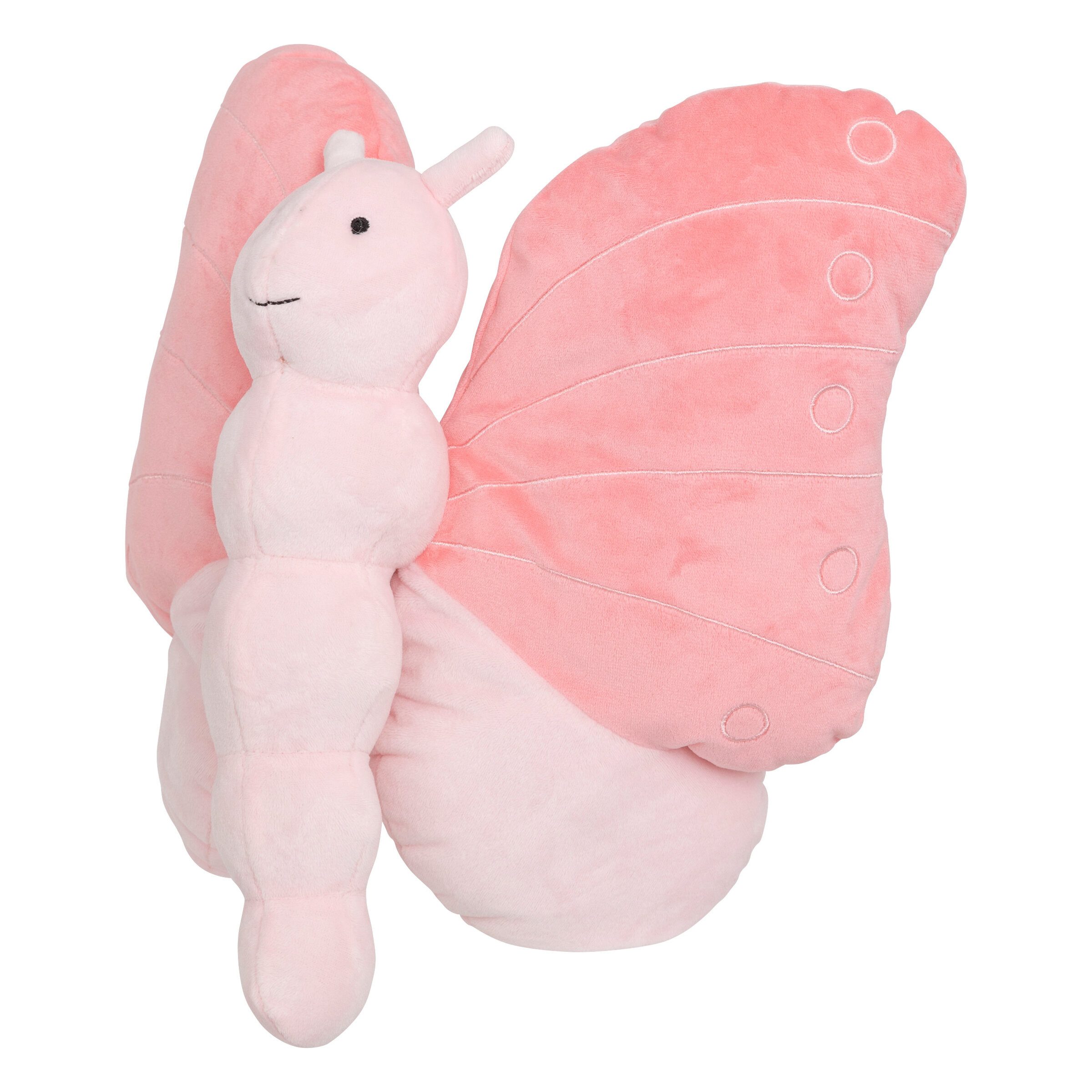 Atmosphera Créateur d'intérieur Kuscheltier Kuscheltier Schmetterling ALMA 28 cm, rosa