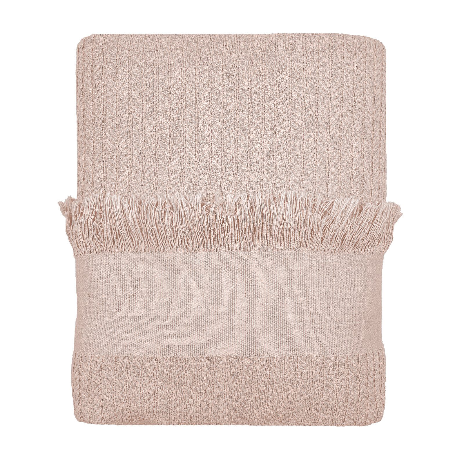 CLASS HOME COLLECTION Tagesdecke Geflochtene Baumwoll-Tagesdecke günstig online kaufen