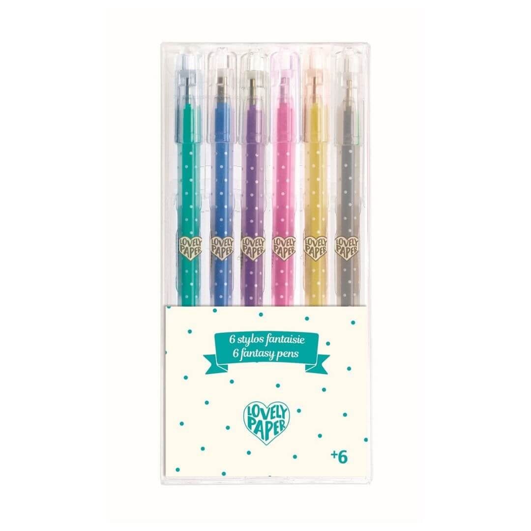 DJECO Malstift 6 Glitzer Gelstifte