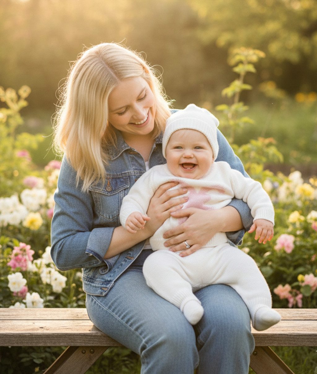 Minora Strickkleid Minora Baby Kleidung Hose und Pullover- Gestricktes