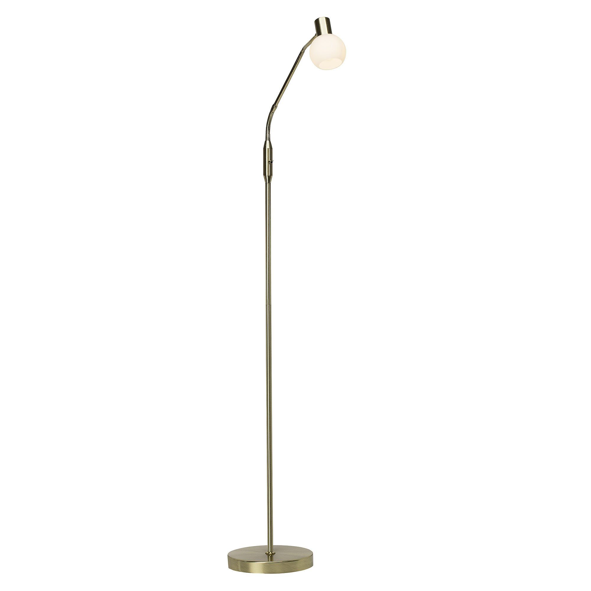 Brilliant Tischleuchte Philo, LED wechselbar, Warmweiß, LED Stehlampe 1flg, Metall