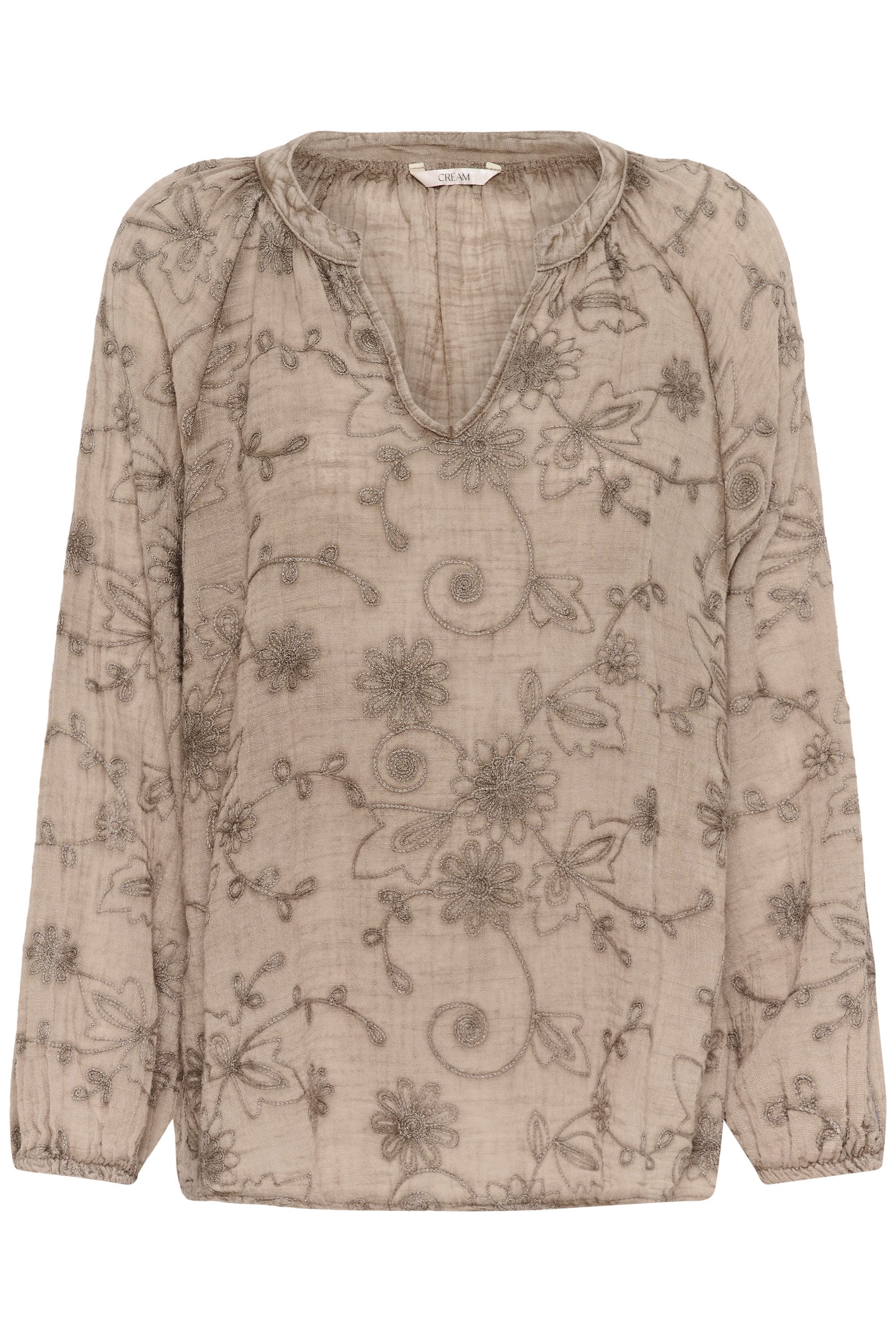 Langarmbluse Langarm-Bluse CRGem