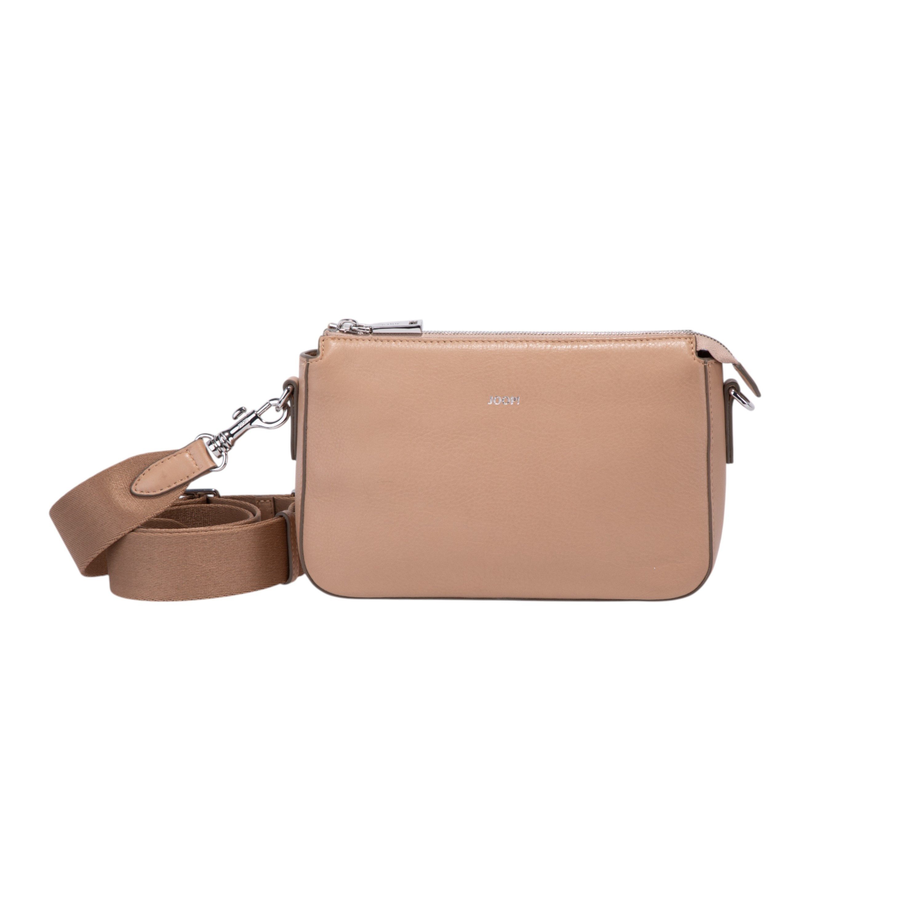 JOOP! Umhängetasche sofisticato 1.0 jasmina shoulderbag shz, Damen Handtasche, Schultertasche mit Logoprägung