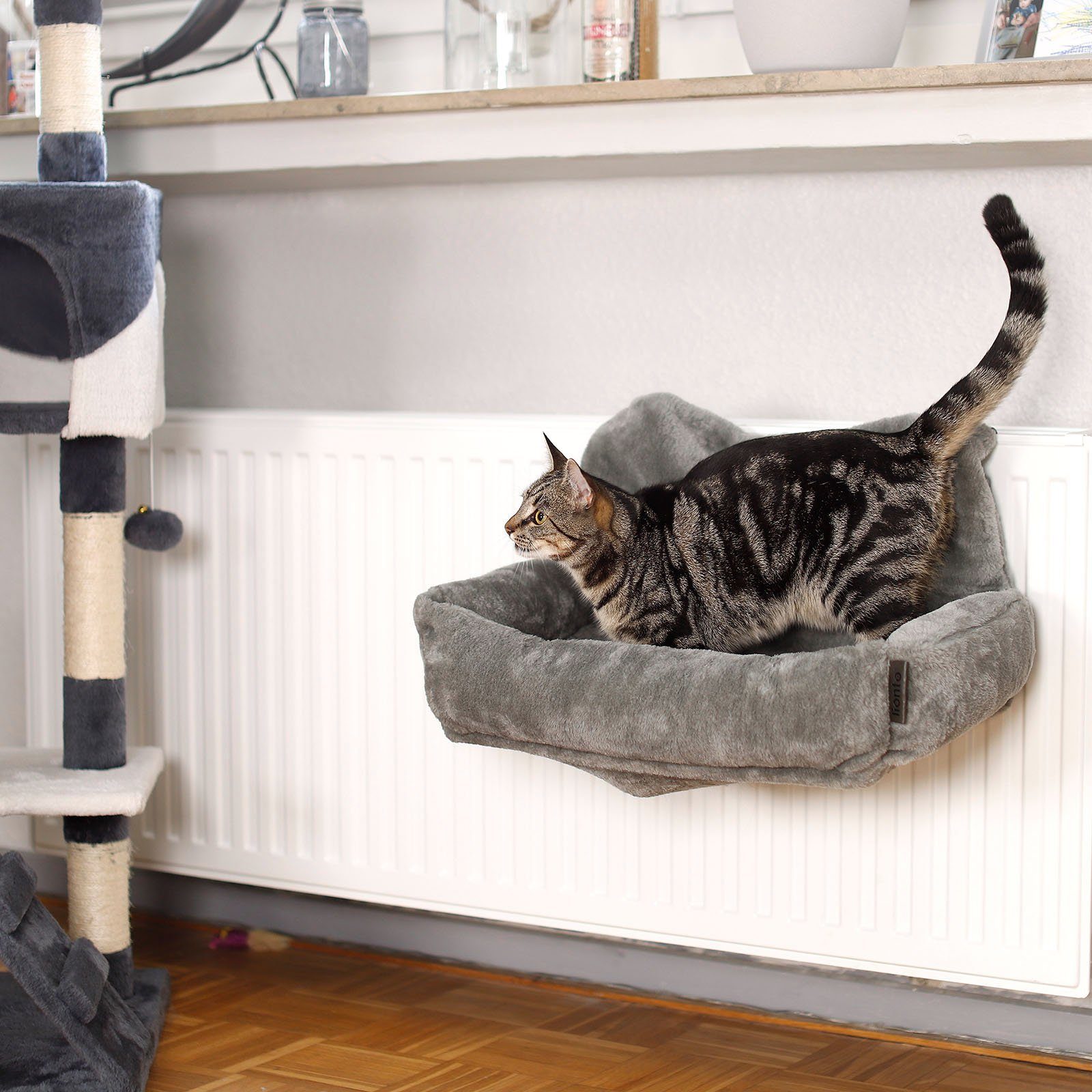lionto Futternapf Katzenbett für Heizungen, Katzenheizungsliege, günstig online kaufen