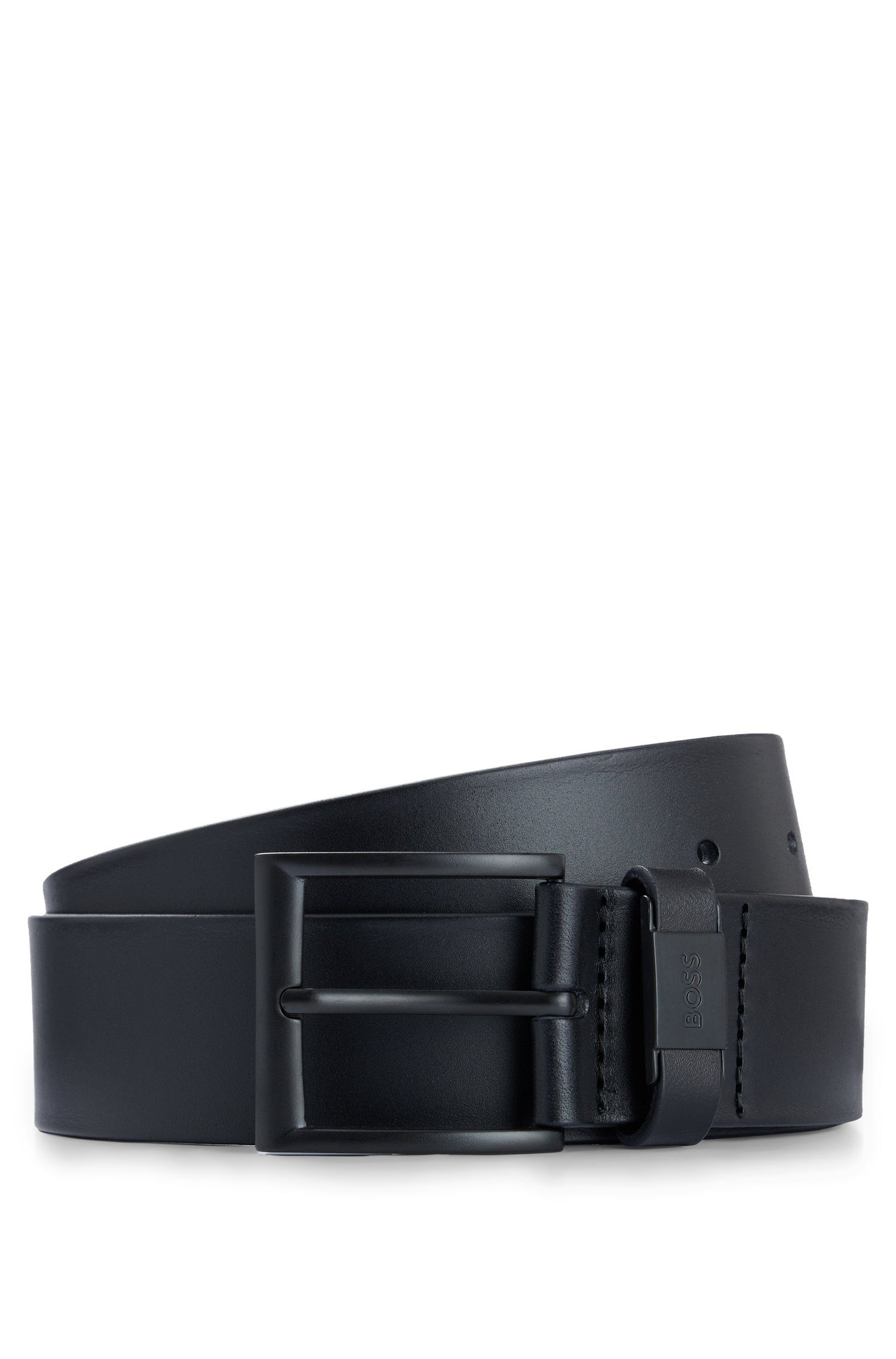 BOSS Ledergürtel Connio minimalistisch, Matte-Schliesse und Boss-Prägung au günstig online kaufen