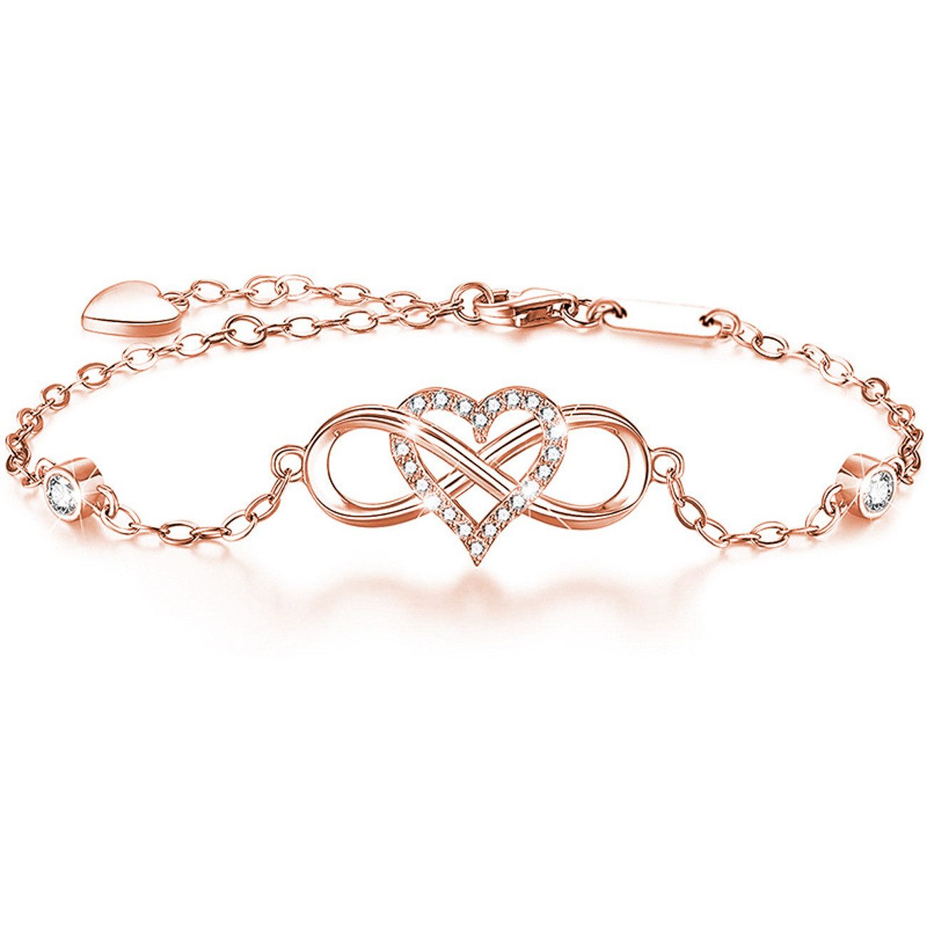 KARMA Silberarmband Damen Silber 925 Herz günstig online kaufen