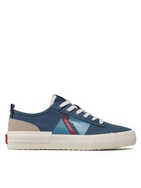 Pepe Jeans Sneakers aus Stoff Allen Flag Color PMS30903 Indigo 561 Sneaker