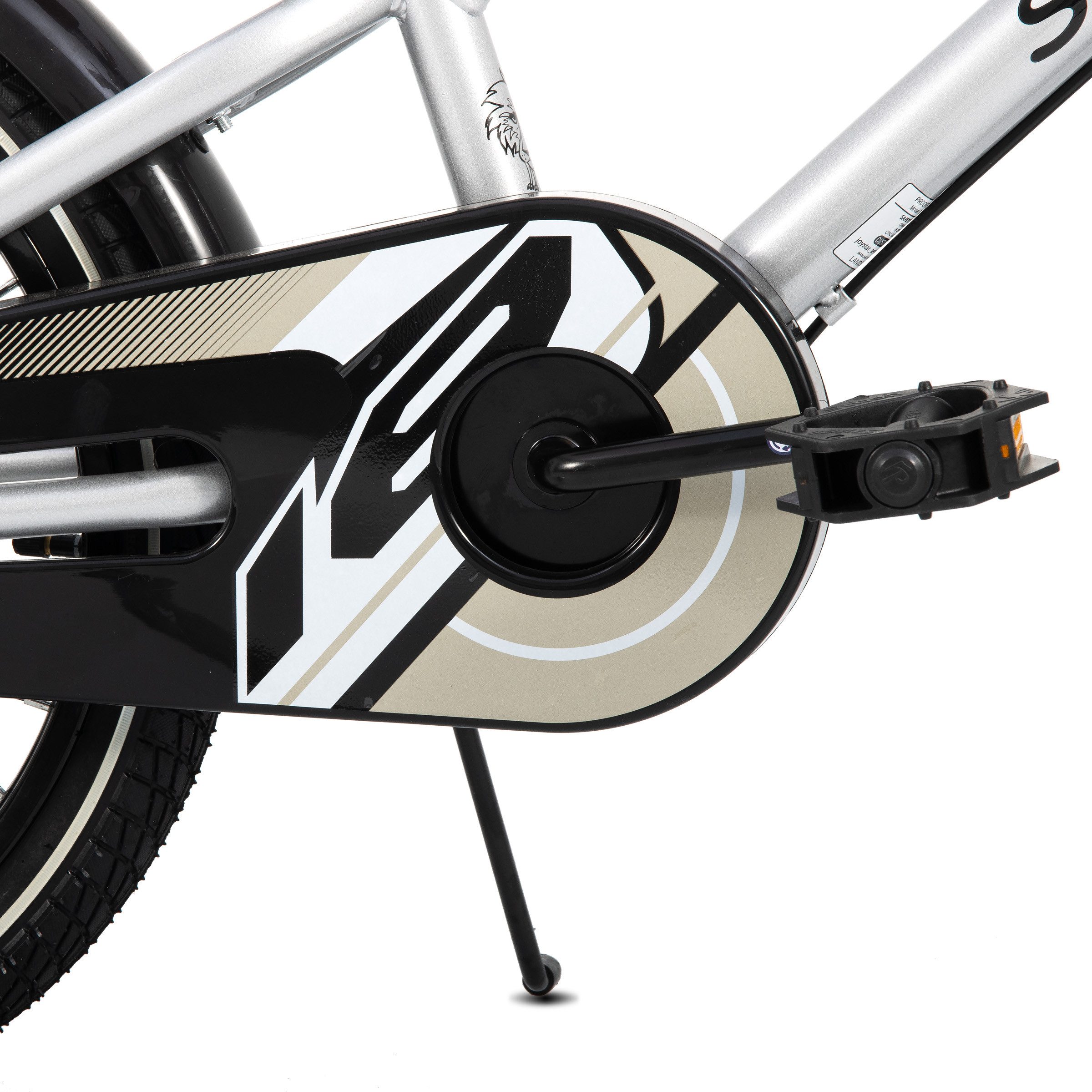 JOYSTAR Kinderfahrrad Totem 12/14/16/18/20 Zoll Kinderfahrrad für 2-11 jährige Jungen, mit Stützräder, Kotflügel, Front and rear dual brakes, Reflektorplatte