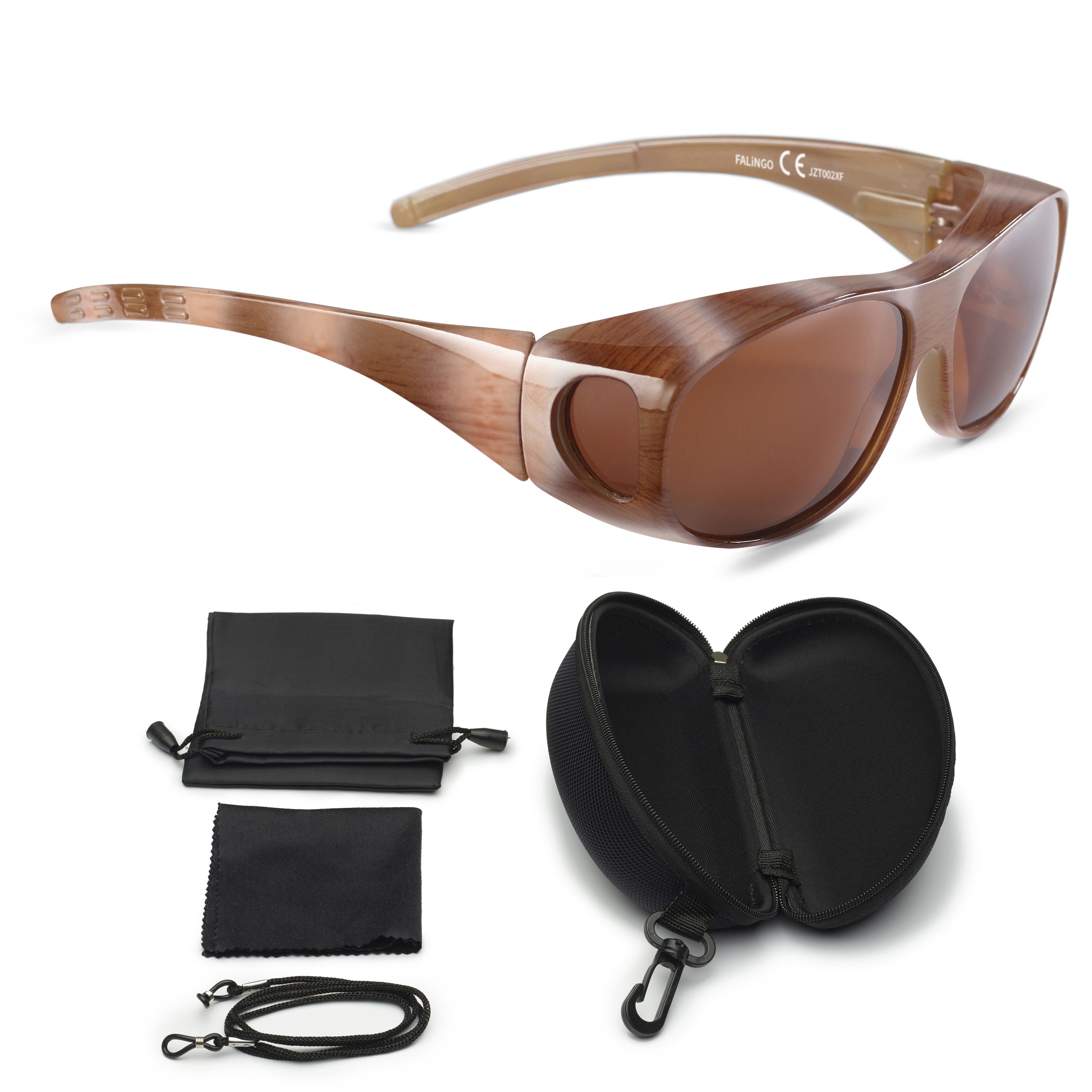 Sonnenbrille Überzieh Sonnenbrille Überziehbrille FLEXI EDITION polarisiert UV400