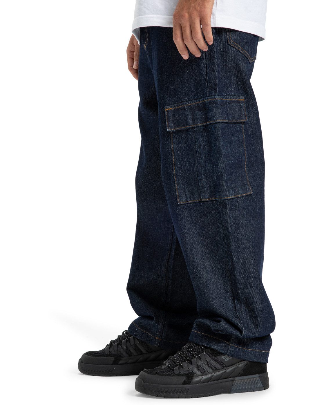 DC Shoes Relax-fit-Jeans Worker Baggy Denim Cargo Rir