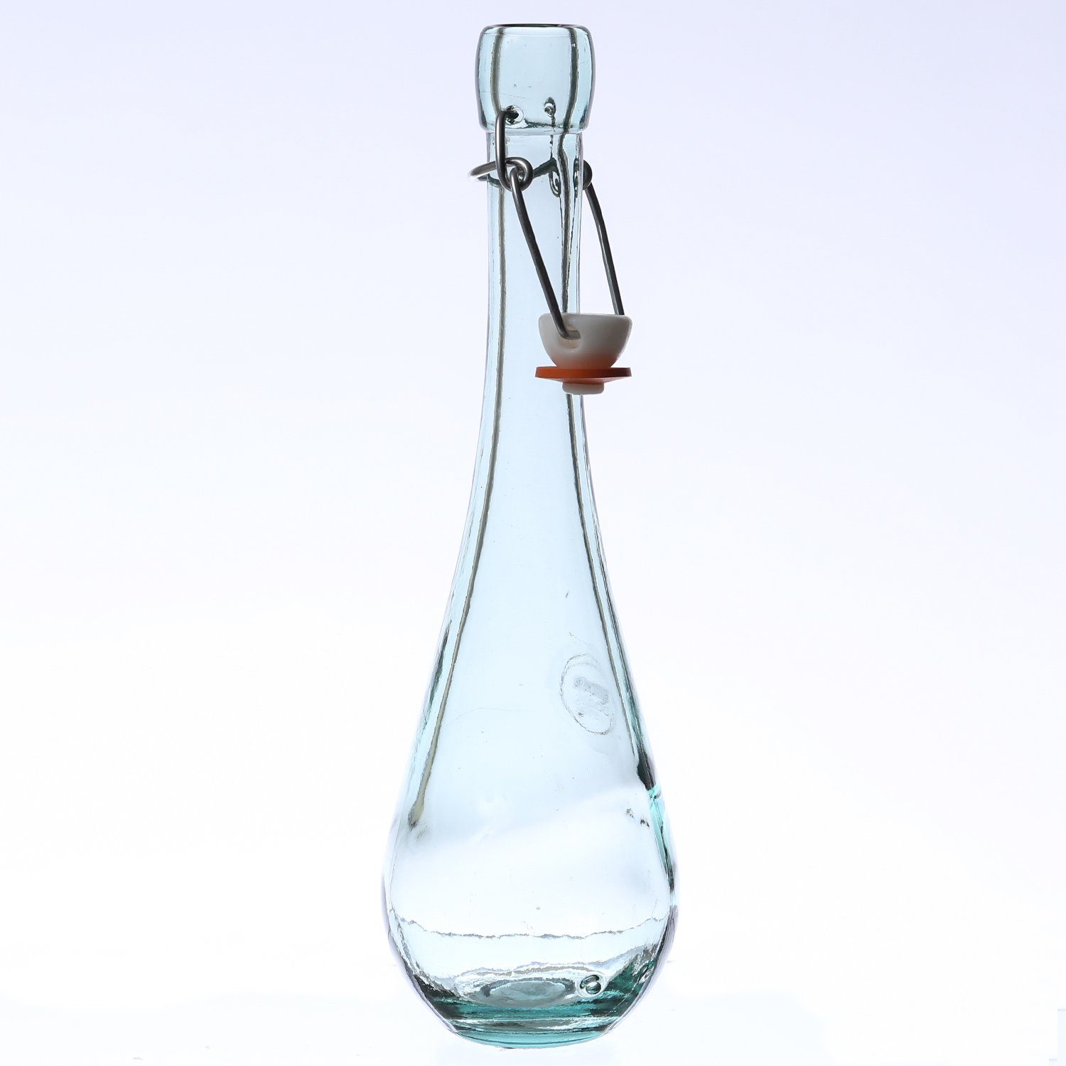 Glasflasche MARELIDA Vorratsflasche mit Recyclingglas Trinkflasche Bügelverschluss 325ml