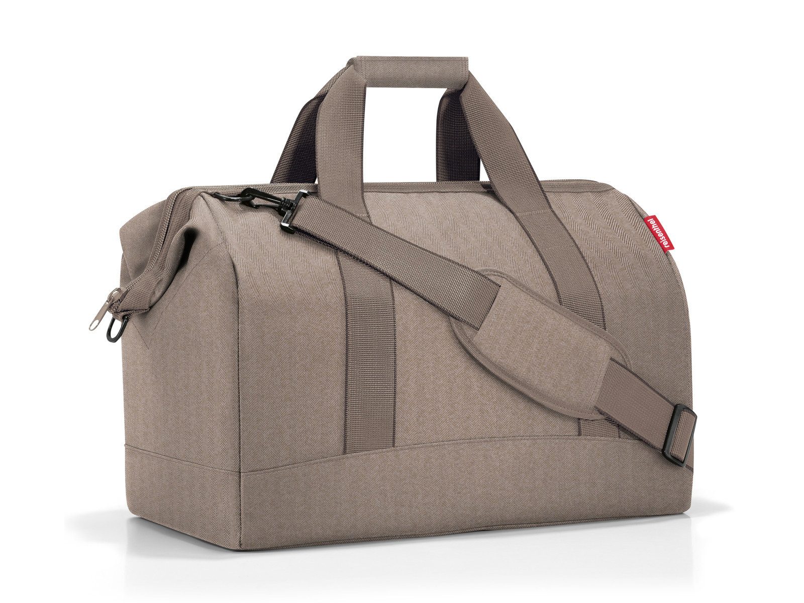 REISENTHEL® Reisetasche allrounder L herringbone mokka günstig online kaufen