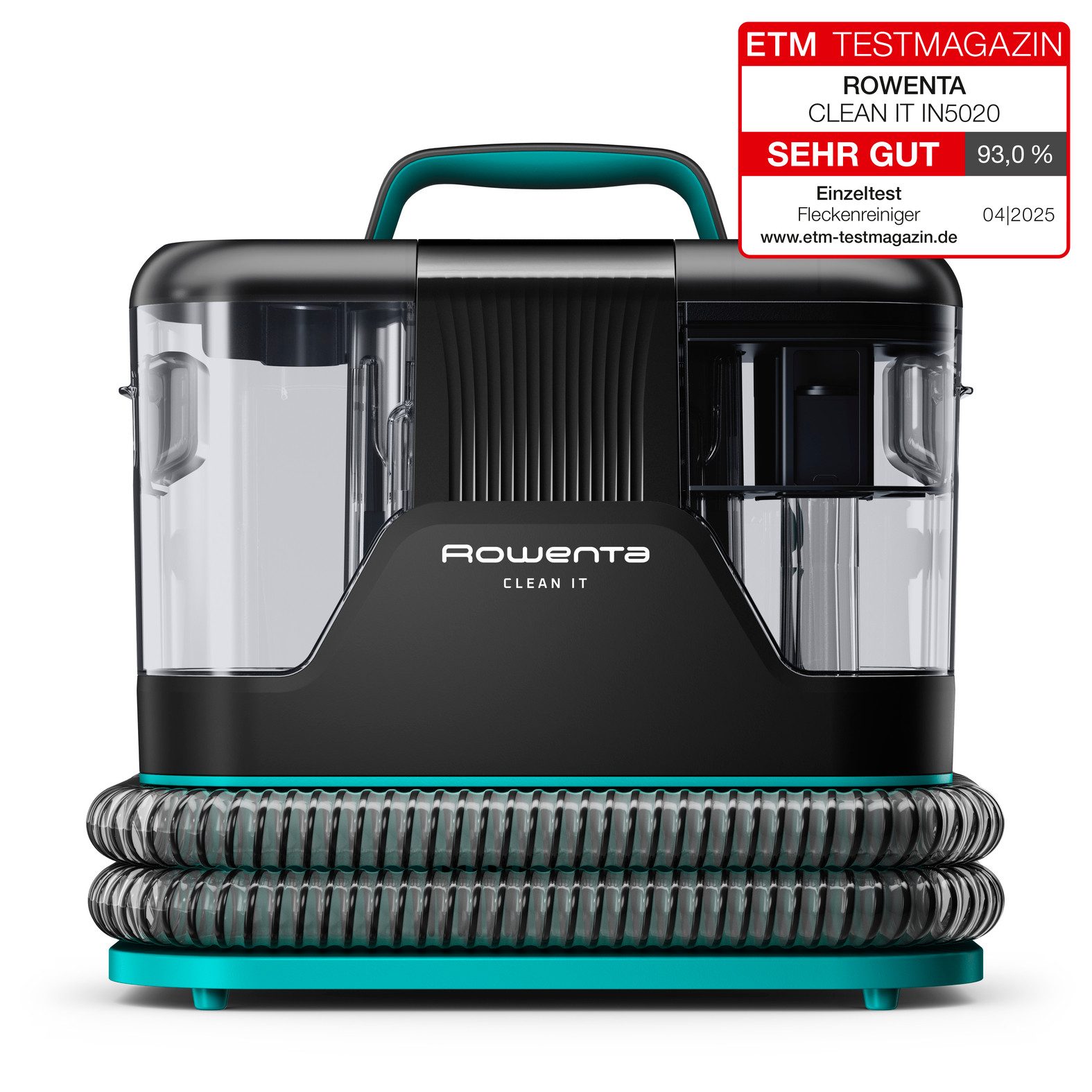 Rowenta Teppichreinigungsgerät IN5020 Clean It, 750 W, tragbarerer Fleckenreiniger, beseitigt schnell und effizient Flecken