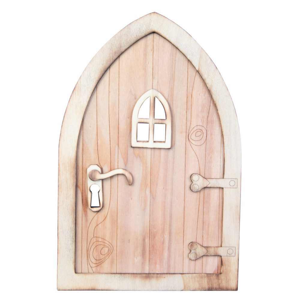 MICA Weihnachtsfigur Dekotür - aus Holz - ca. 20 x 0,5 x 30 cm günstig online kaufen