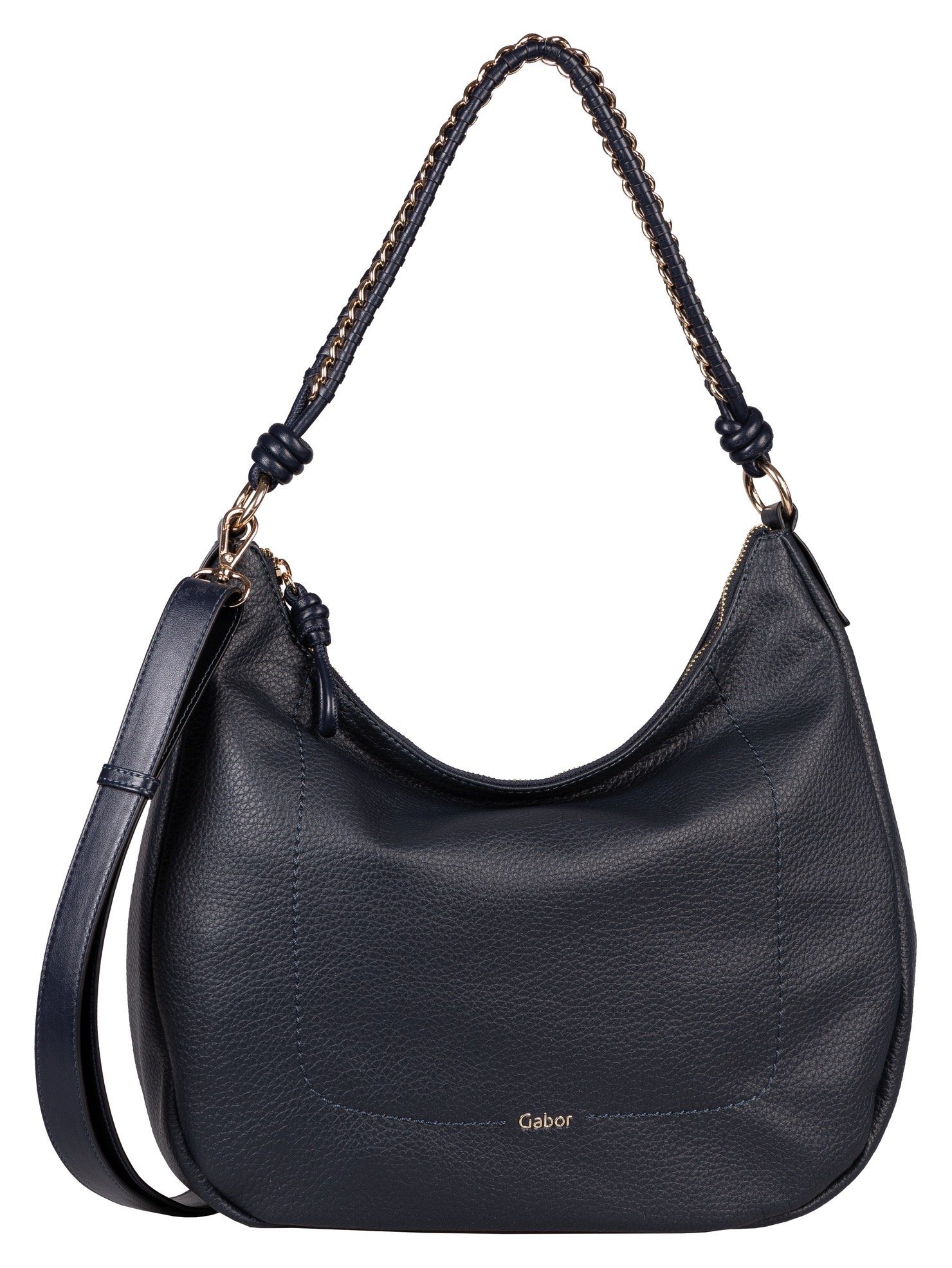 Gabor Damen Linda Schultertasche – Mittelgroße Hobo Bag, Kunstleder, Mit Verstellbaren Riemen, 35,5x30 Cm