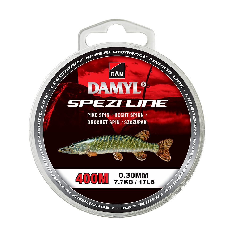 DAM Fishing Angelschnur Angelschnur Line - Spezi Spin Hellgrau 0,35mm 0,30mm Monofile Damyl