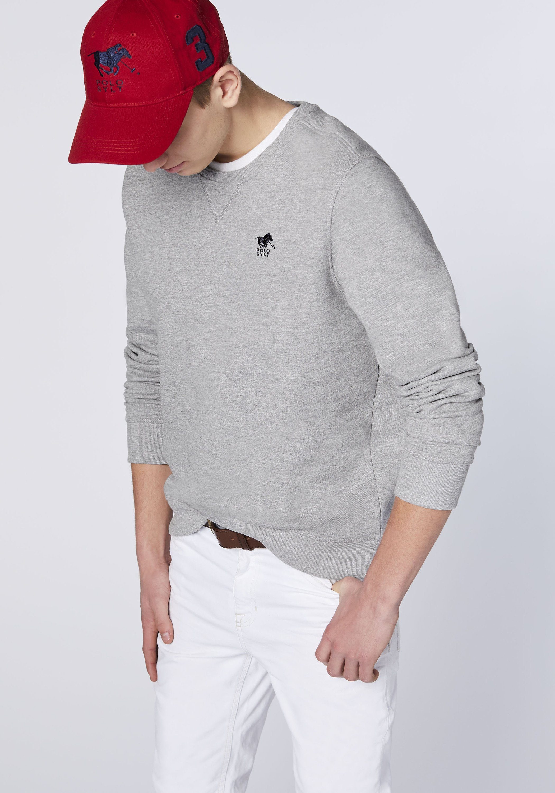 Polo Sylt Sweatshirt mit gesticktem Logo