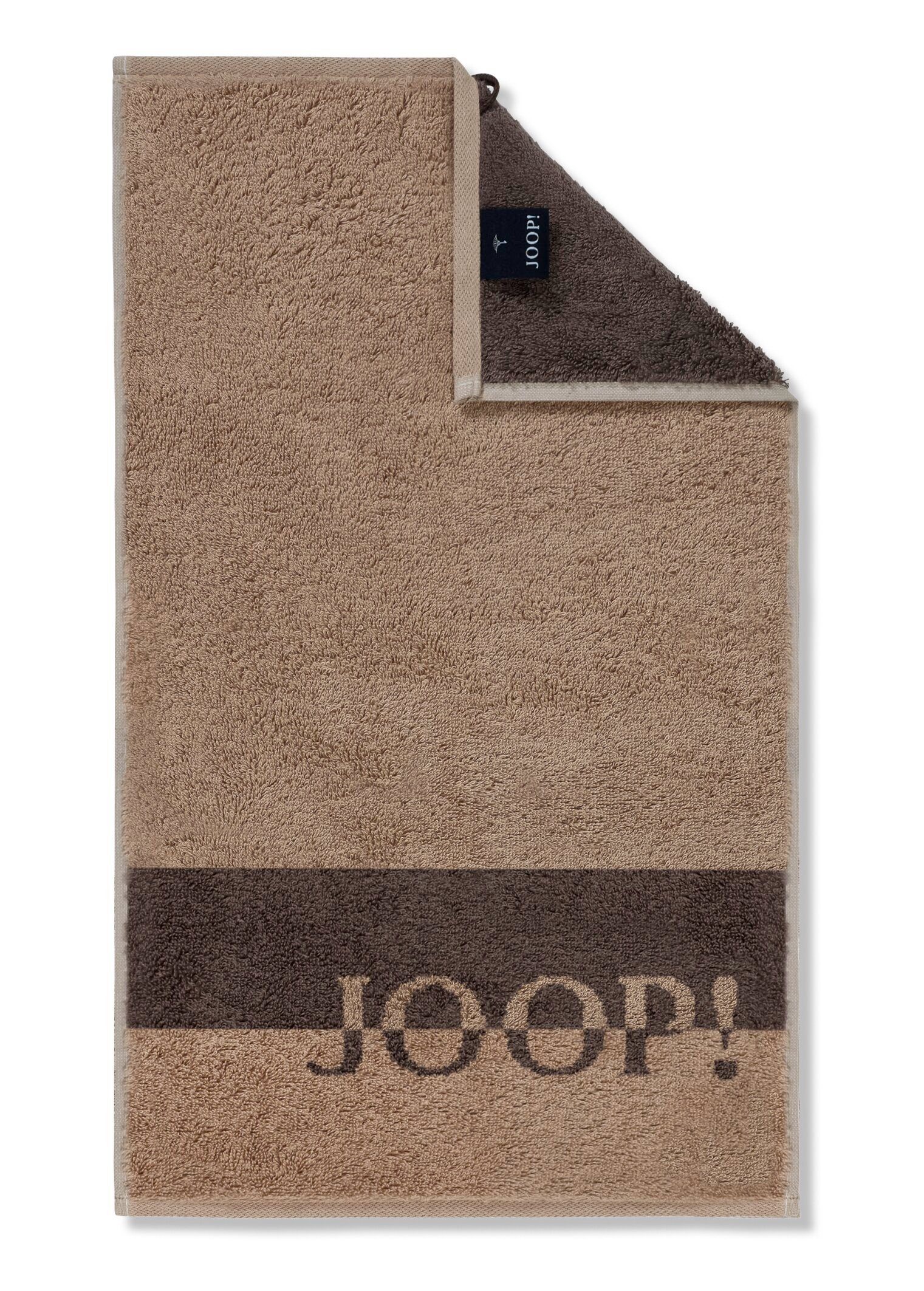 Joop! Gästehandtücher JOOP! LIVING - SHADES STRIPE Gästetuch-Set, Textil (3-St) Sand