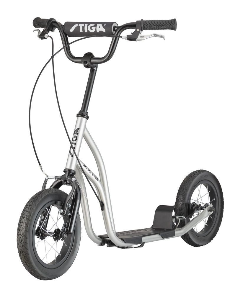 STIGA Sports Cityroller Air Scooter 12'' ST, Scooter, Tretroller, Wartungsfreie 12'' Reifen, Mittelständer