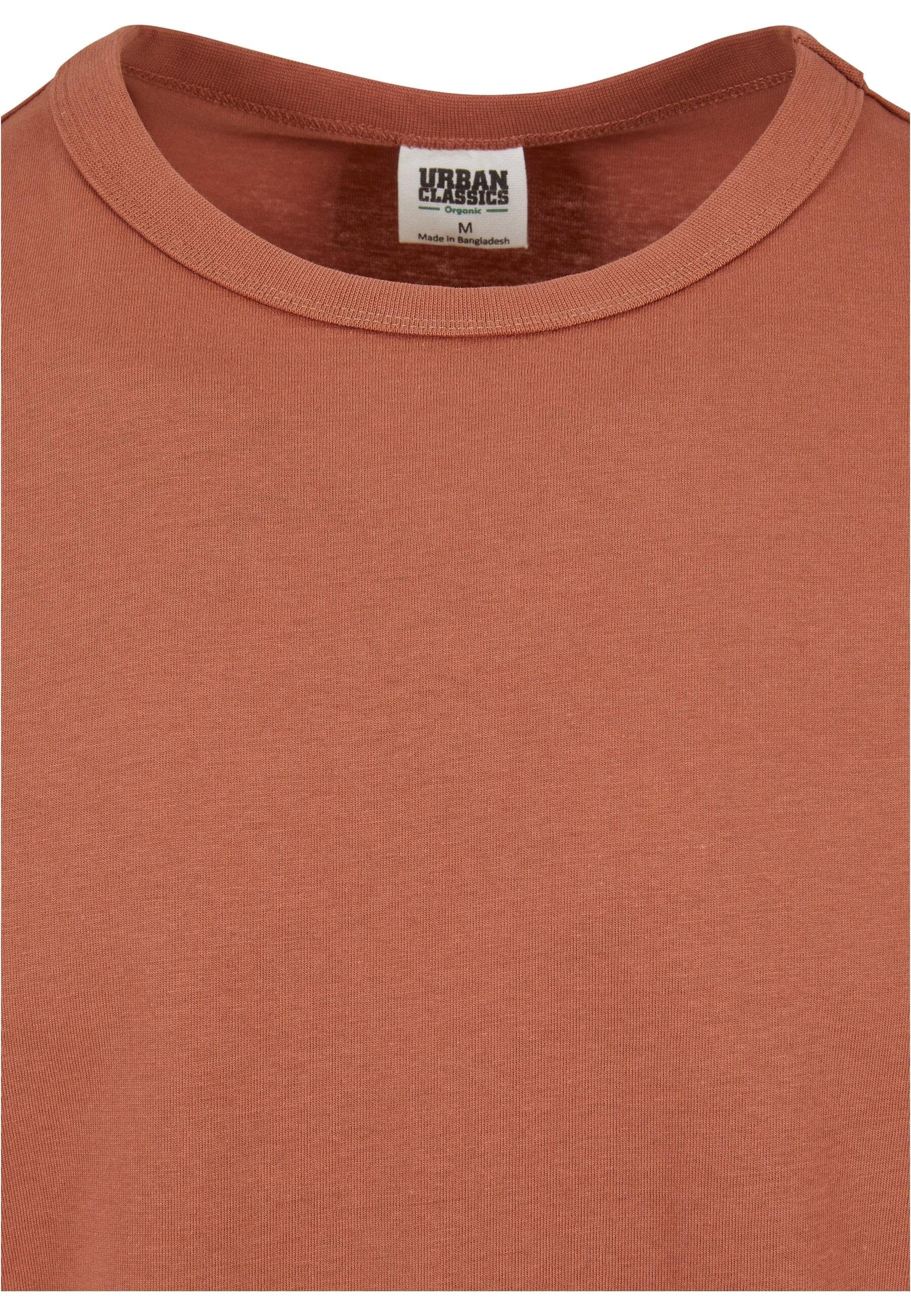 Tee terracotta CLASSICS T-Shirt Organic URBAN Herren (1-tlg) Basic