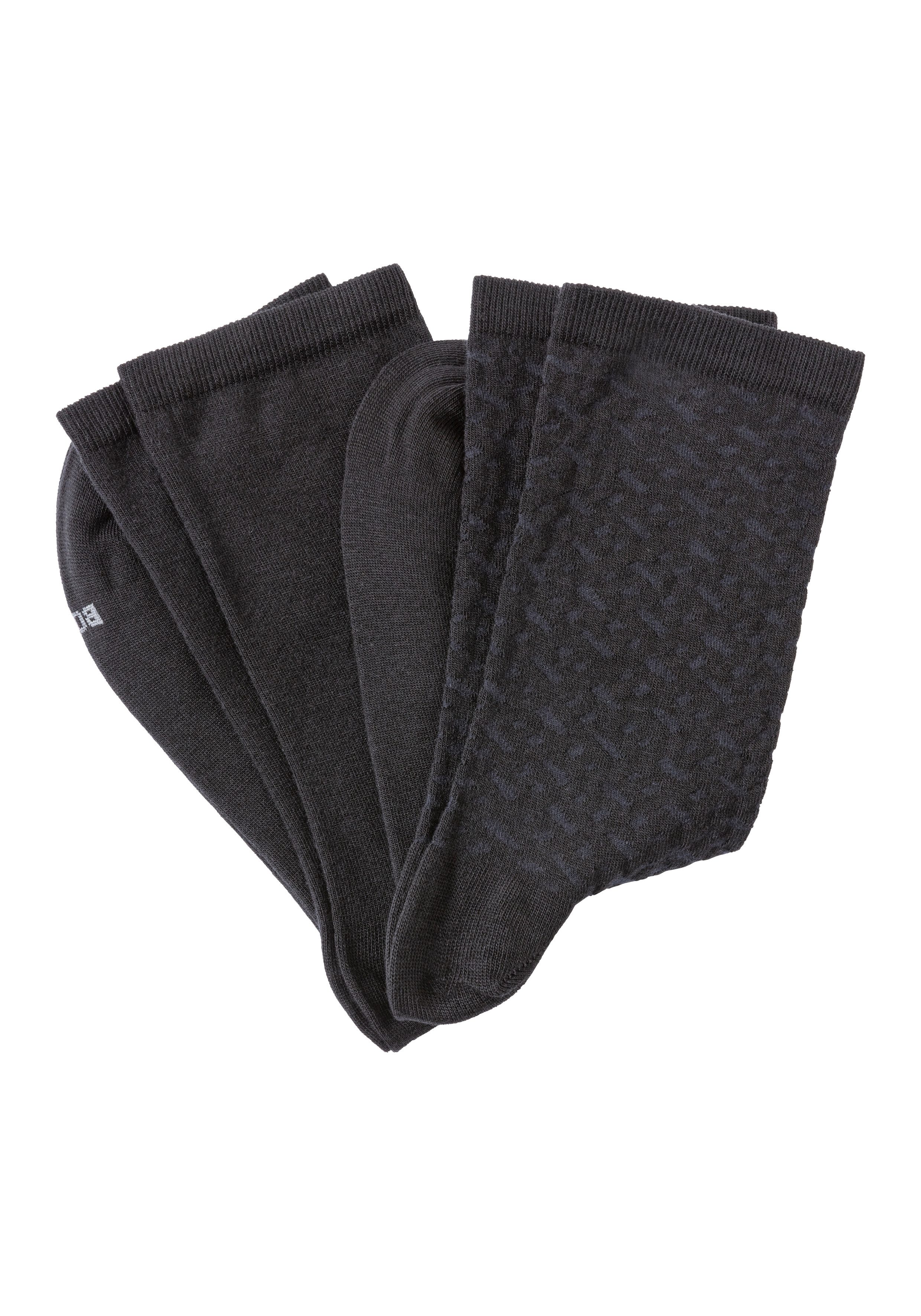 BOSS Freizeitsocken 2P RS Monogram CC (Packung, 2-Paar, 2er-Pack) aus weich günstig online kaufen