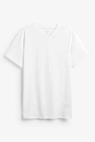 Next T-Shirt Slim Fit T-Shirt mit V-Ausschnitt (1-tlg)