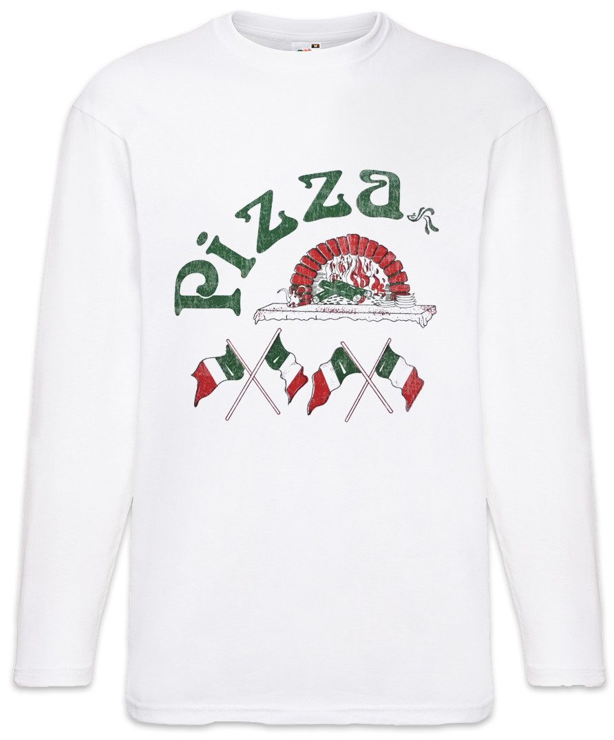 Langarmshirt Pizza Symbol Langarm T-Shirt Italia Fun Italien Symbol Zeichen Logo