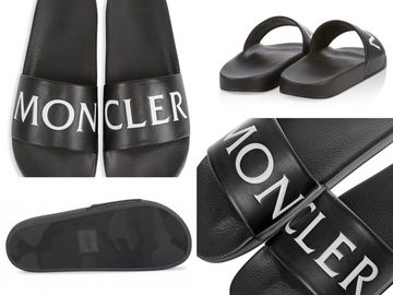 MONCLER MONCLER BASTIEN LEATHER SLIDES SANDALEN SANDALS SCHUHE SHOES PANTOLETT Sandale