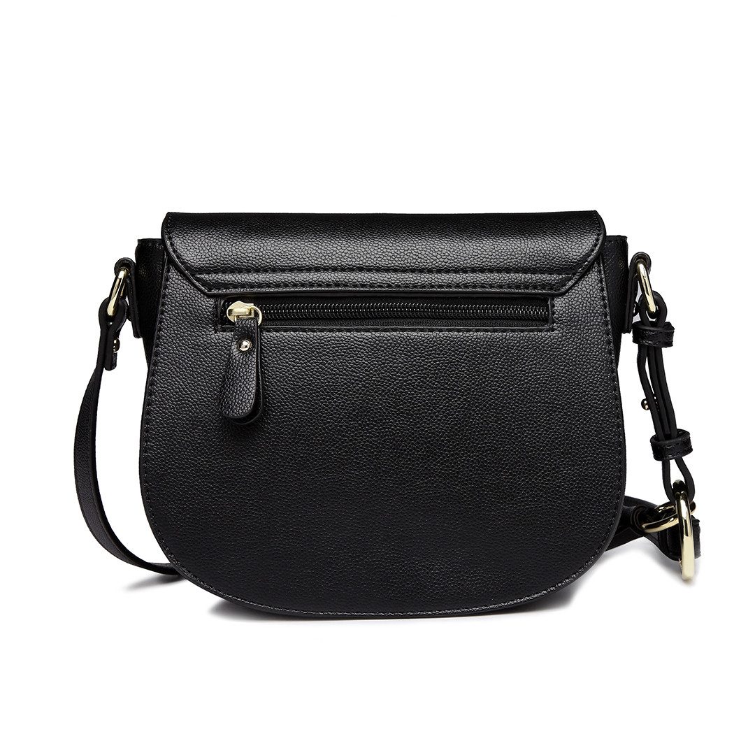 Miss Lulu Umhängetasche Schultertasche Damen Cross Body Bag Modern Mit Reißverschluss