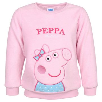 Sarcia.eu Sweatshirt Peppa Wutz Hellrosa Mädchen-Sweatshirt, Fleece-Sweatshirt, 110/116
