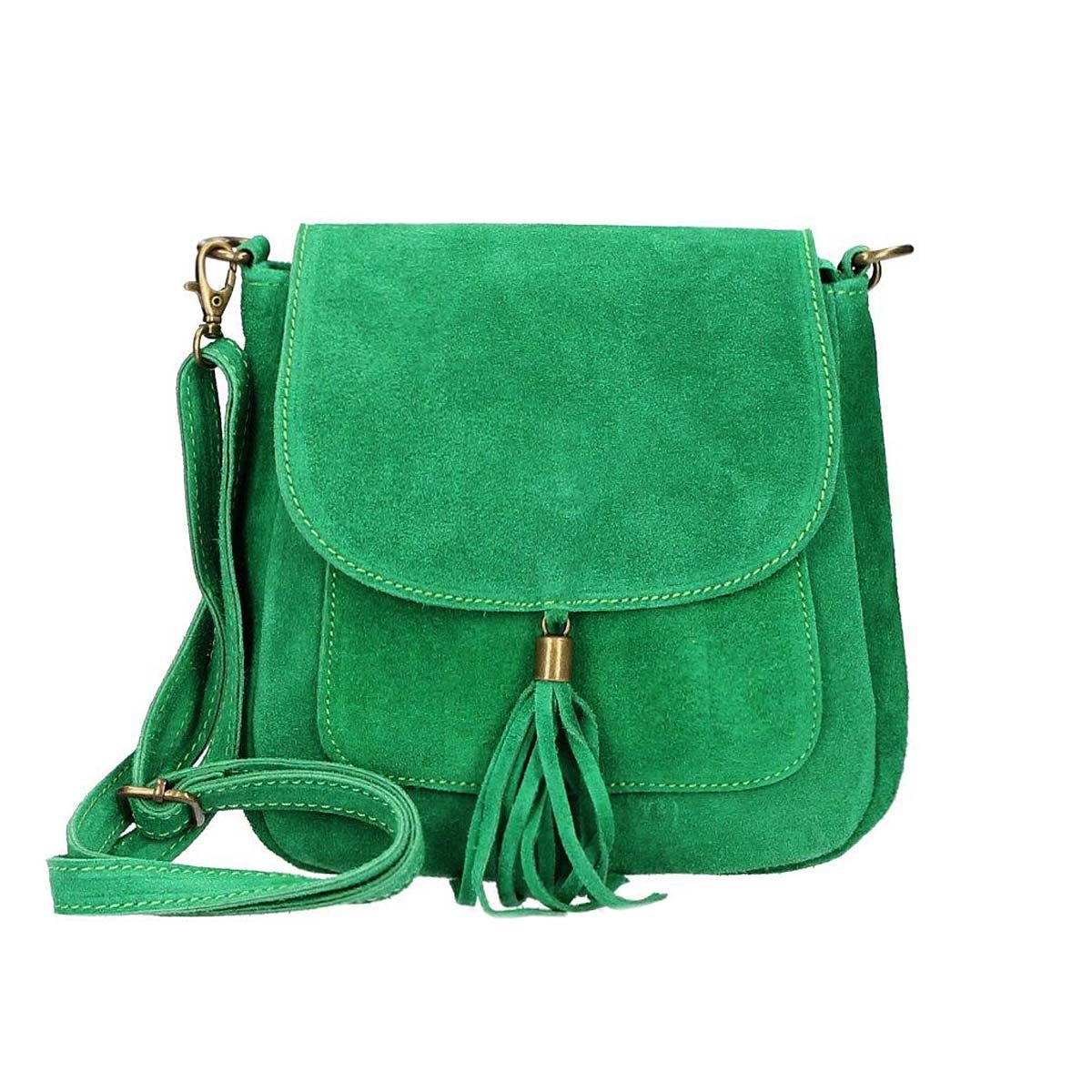 ITALYSHOP24 Schultertasche Made in Italy Damen Leder Tasche CrossOver, als günstig online kaufen