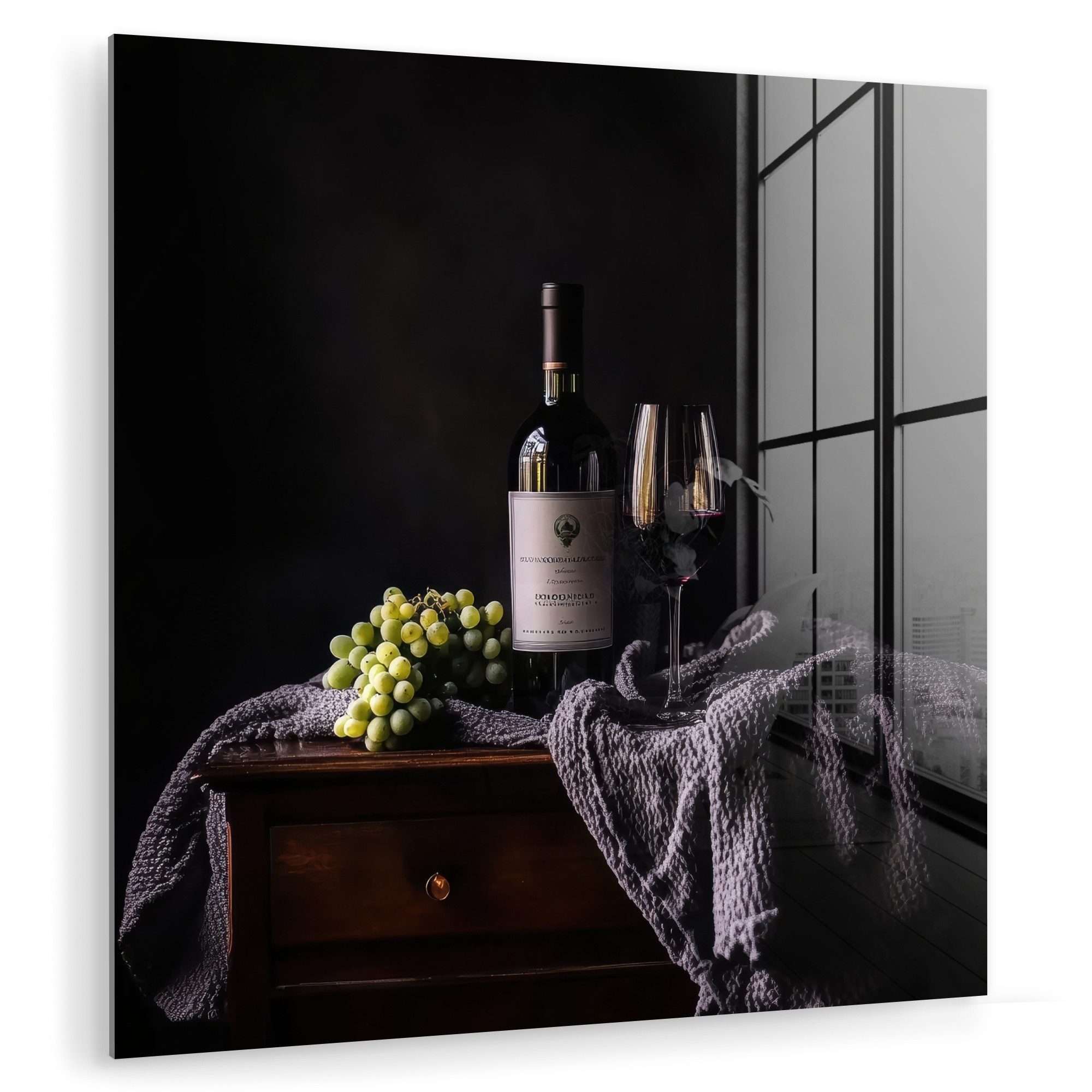MuchoWow Acrylglasbild Trauben - Wein - günstig online kaufen