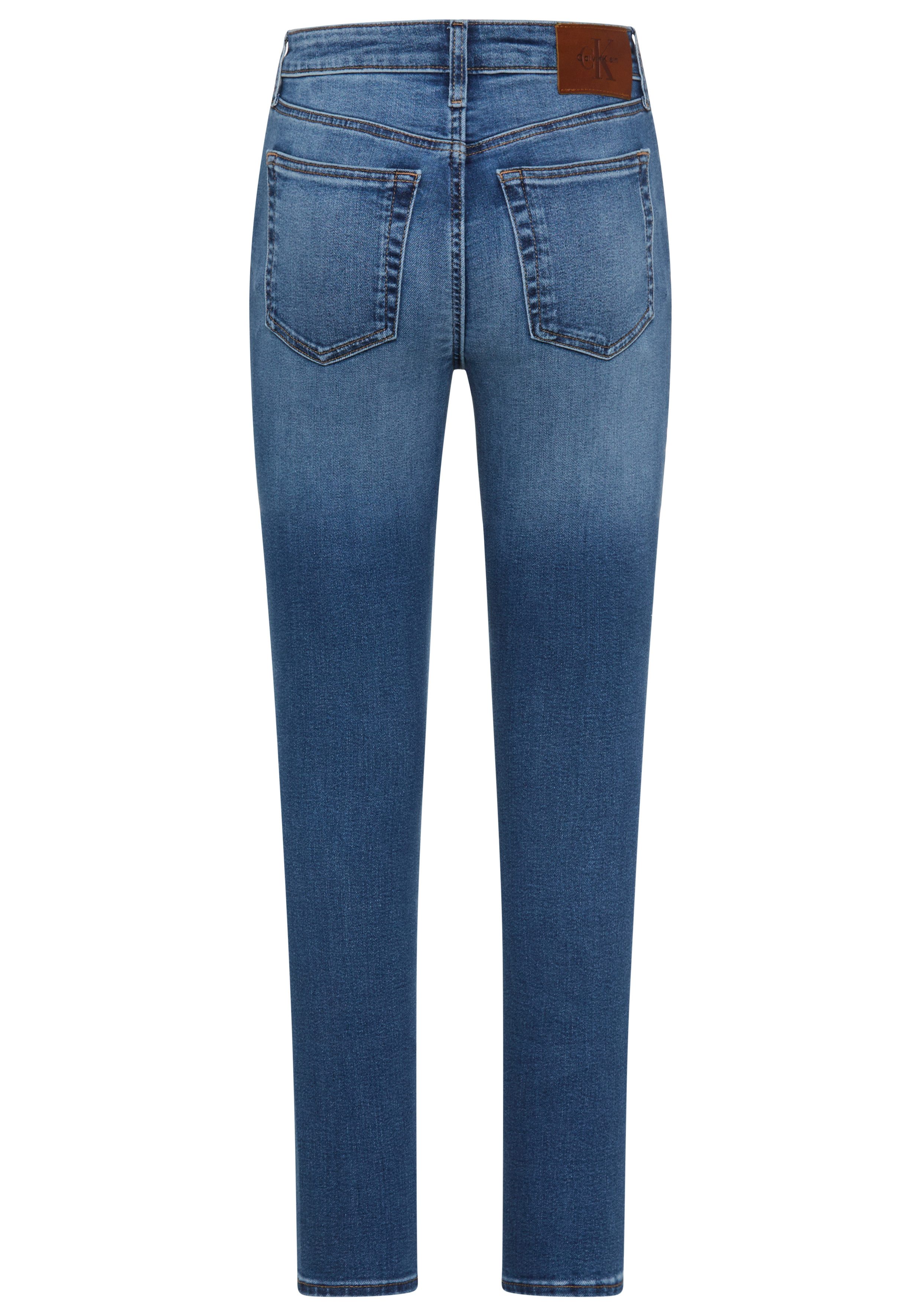 Calvin Klein Jeans Skinny-fit-Jeans MID RISE SKINNY INDIGO STATION Skinny fit mit Taschen
