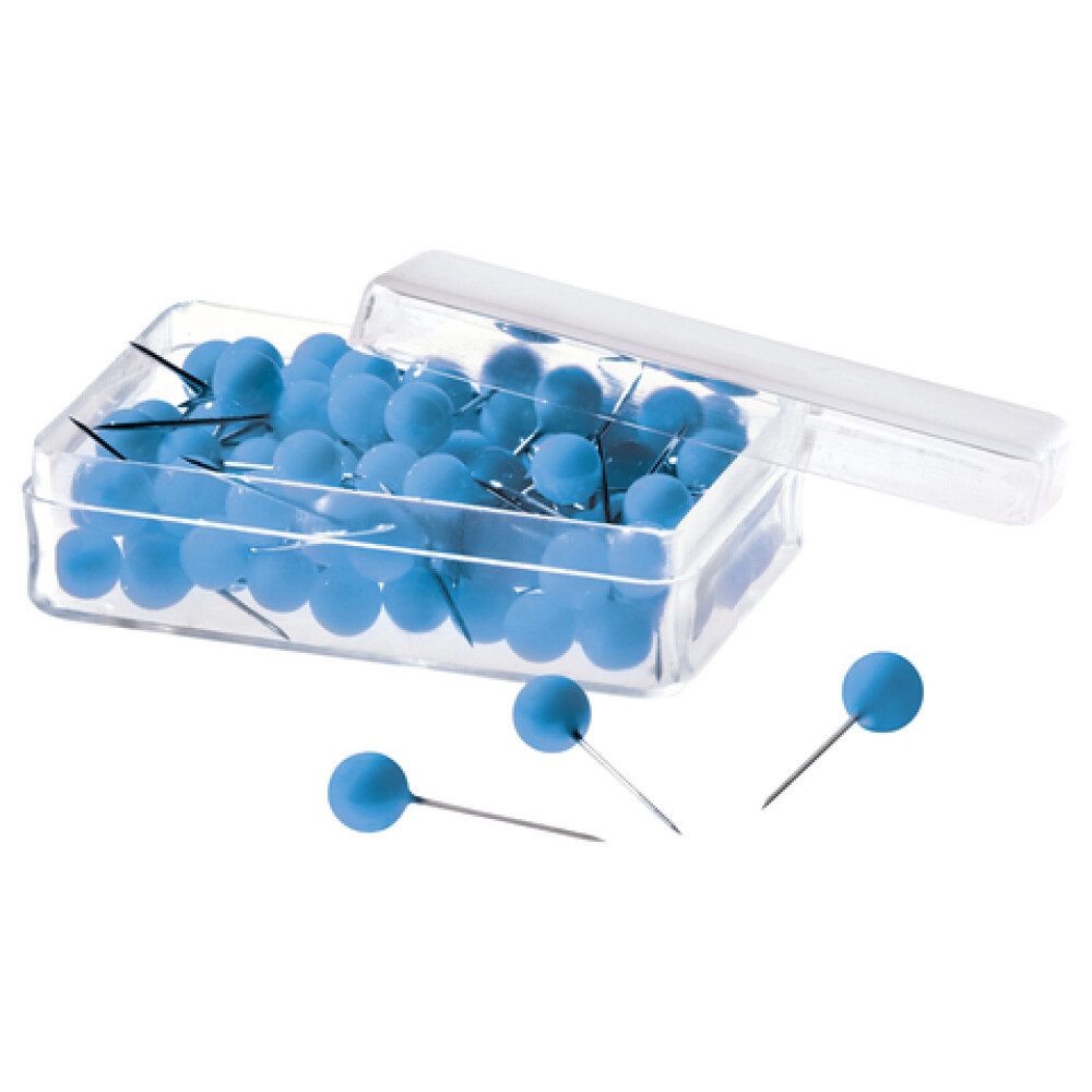 magnetoplan® Heftzwecke Pinnadel Typ 9012 blau 100St