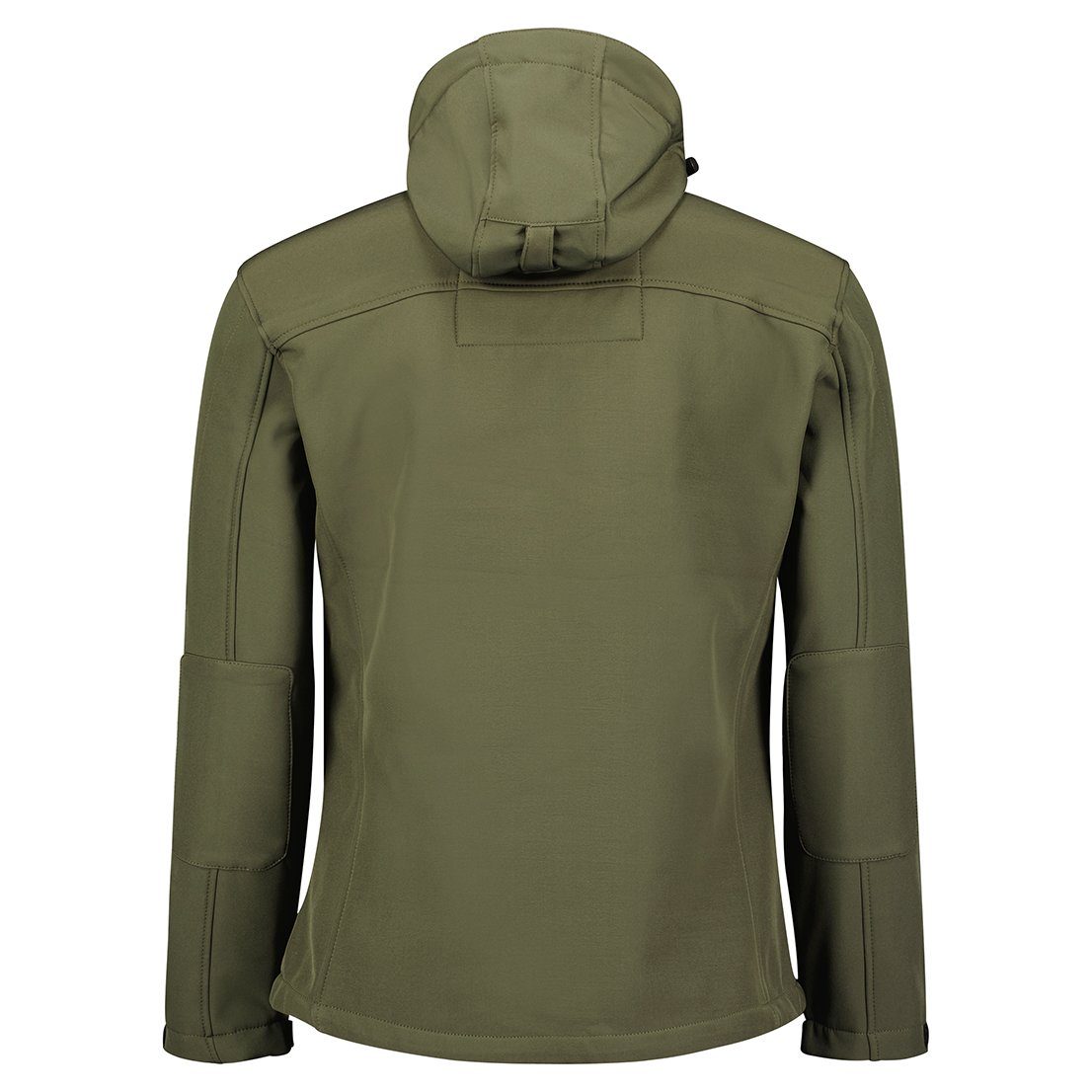 Geographical KAKI Kapuze hochschließender TUNAR Softshelljacke - Kragen, Herren Softshell Norway abnehmbarer mit