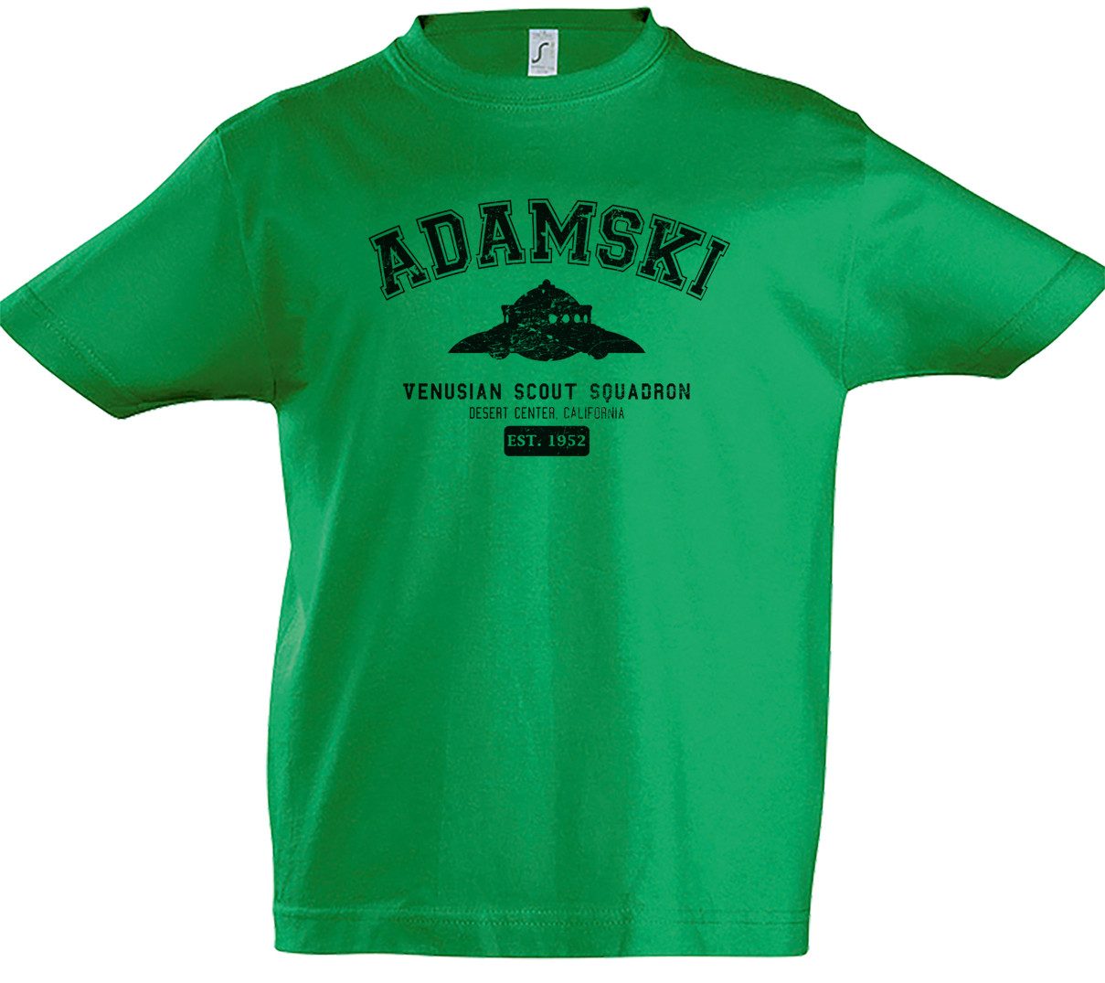 Print-Shirt Adamski Venusian Scout Squadron Kinder T-Shirt George Alien UFO Ship